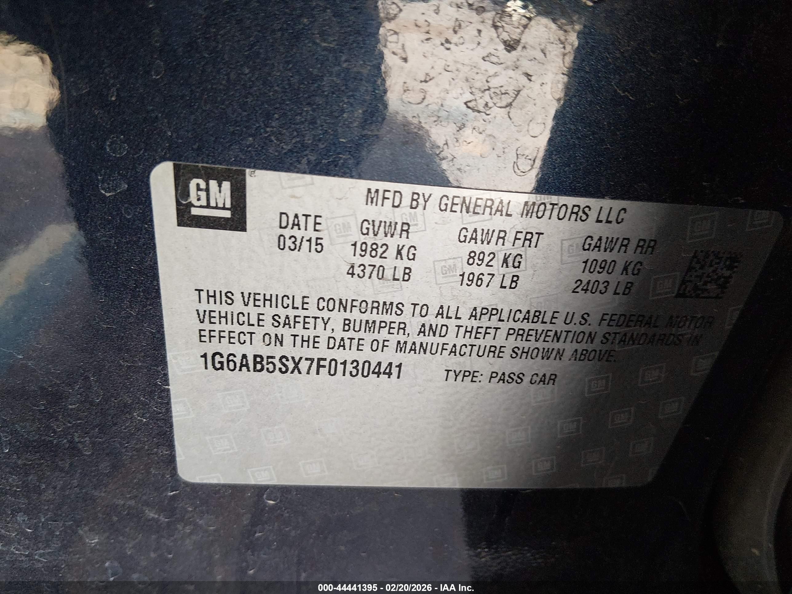 2015 Cadillac Ats Luxury Blue vin: 1G6AB5SX7F0130441