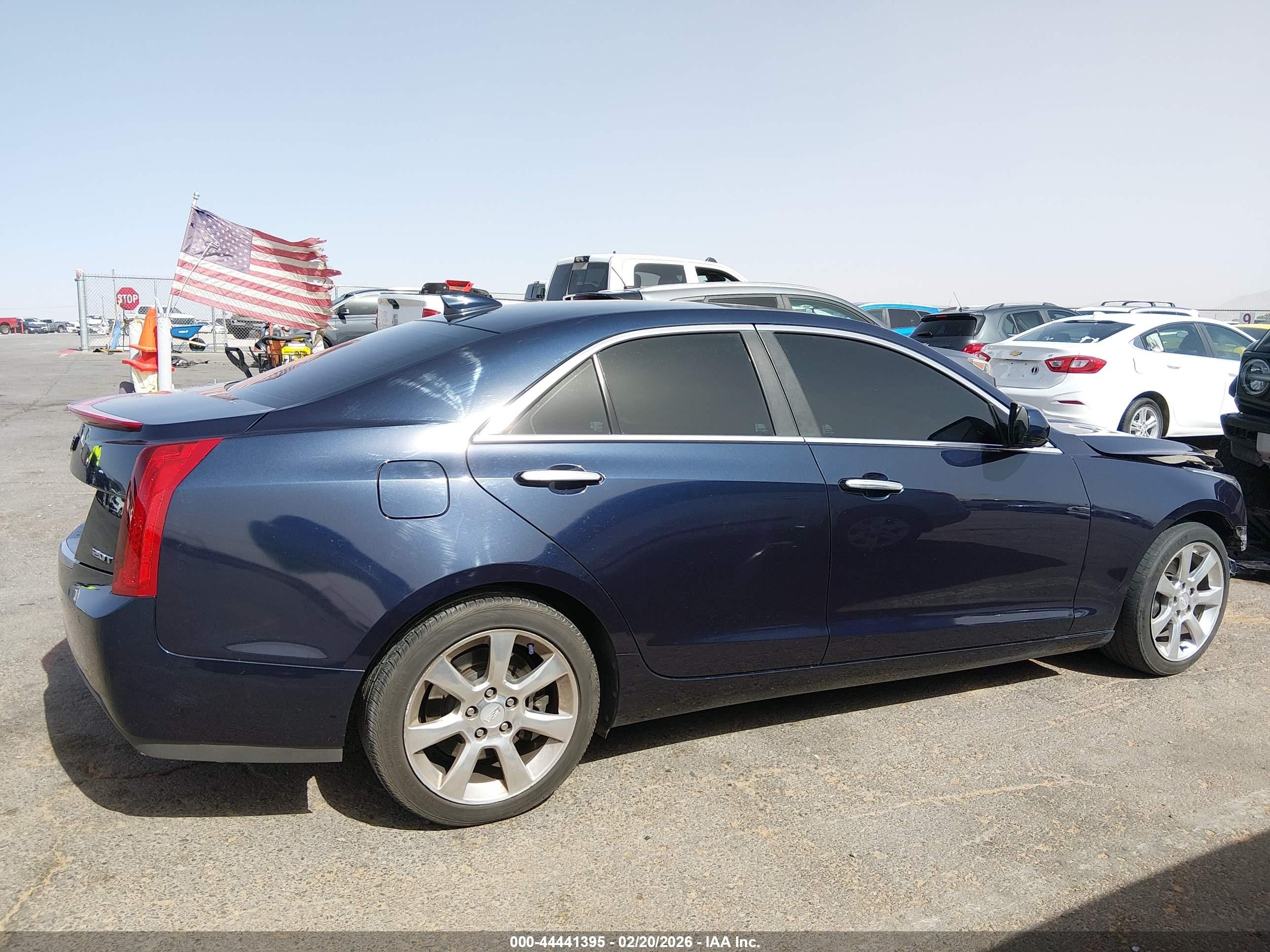 2015 Cadillac Ats Luxury Blue vin: 1G6AB5SX7F0130441