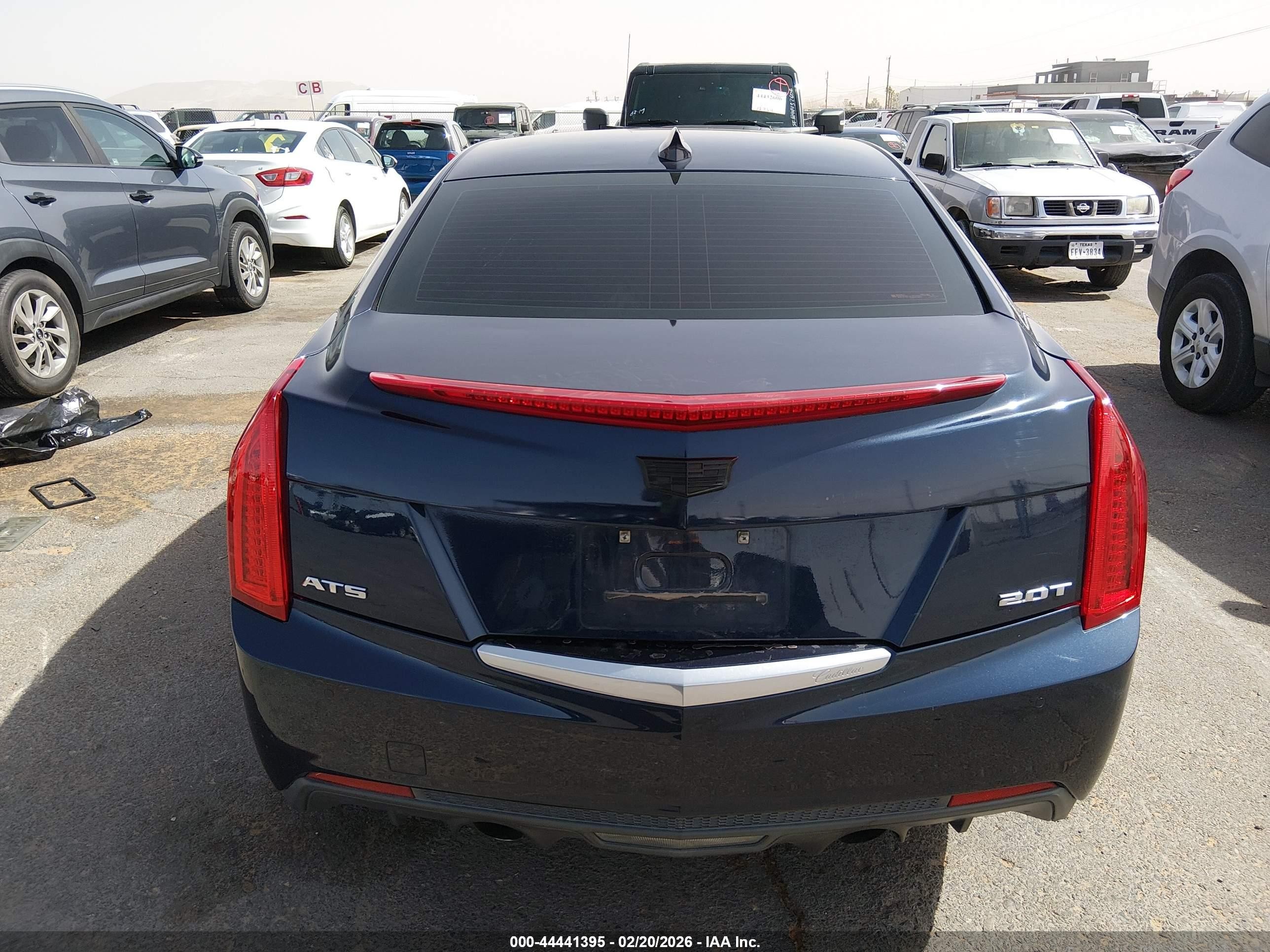 2015 Cadillac Ats Luxury Blue vin: 1G6AB5SX7F0130441