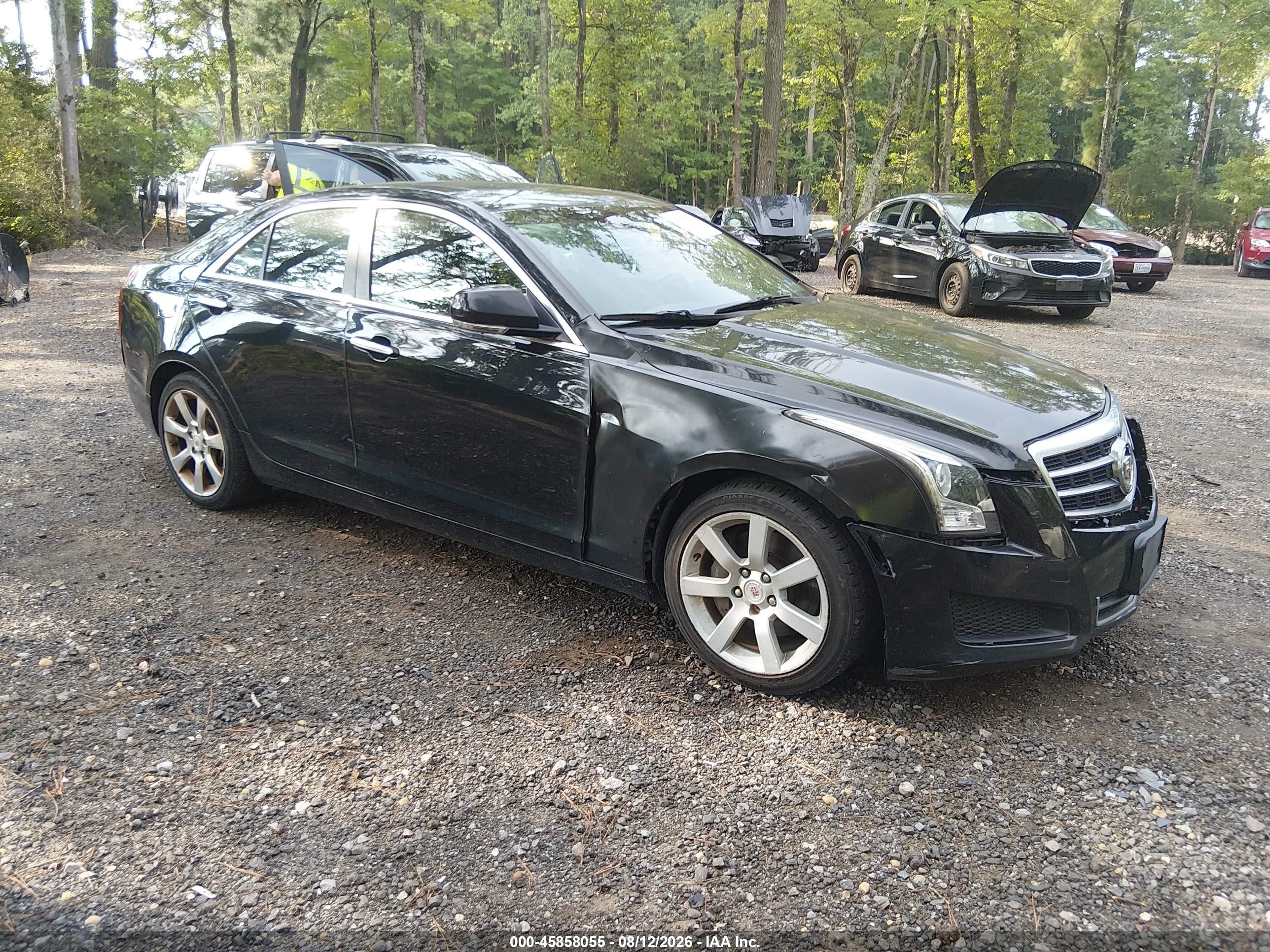 2014 Cadillac Ats Luxury Black vin: 1G6AB5SX9E0146946