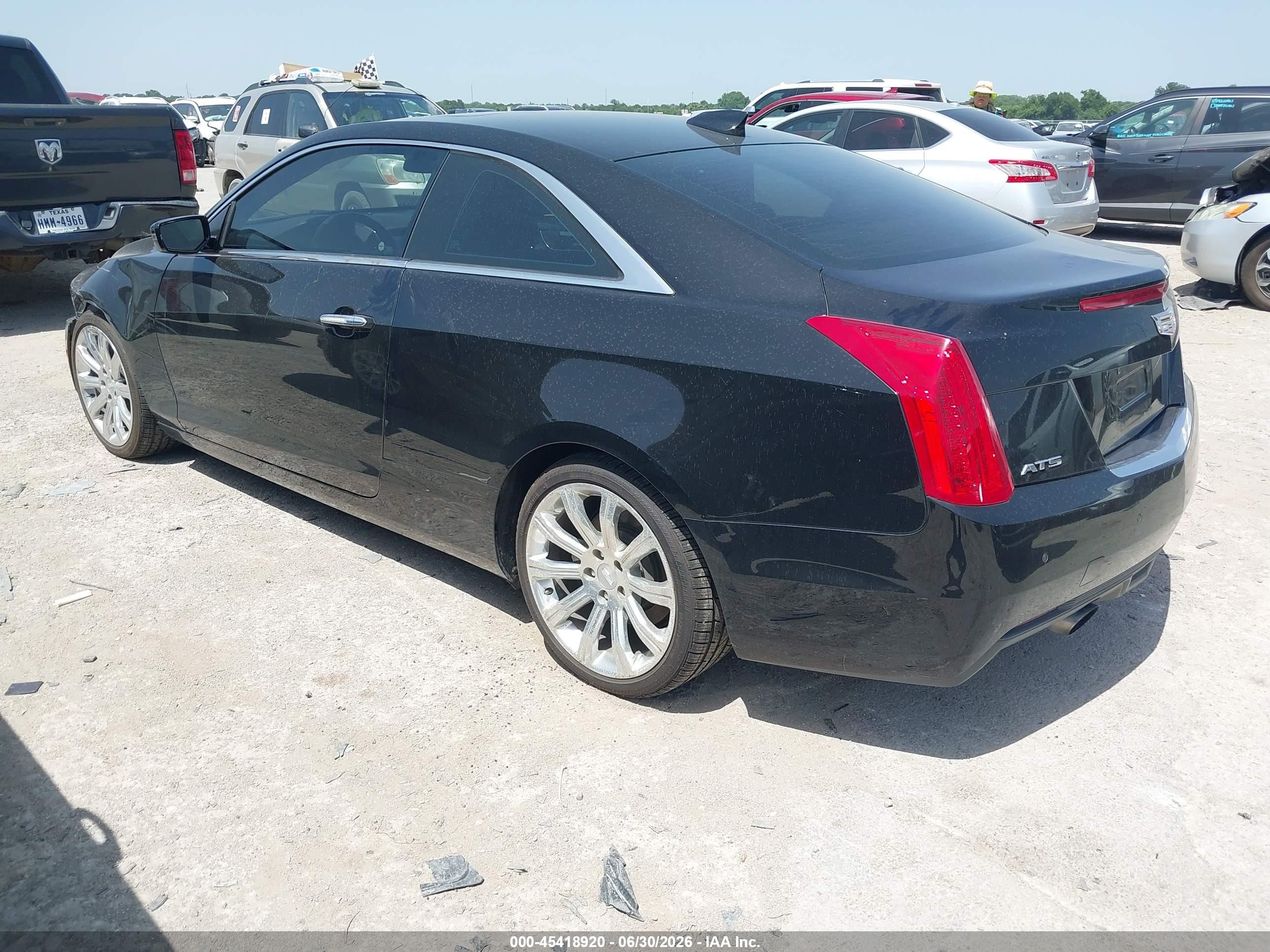 2015 Cadillac Ats Performance Black vin: 1G6AC1R37F0114359