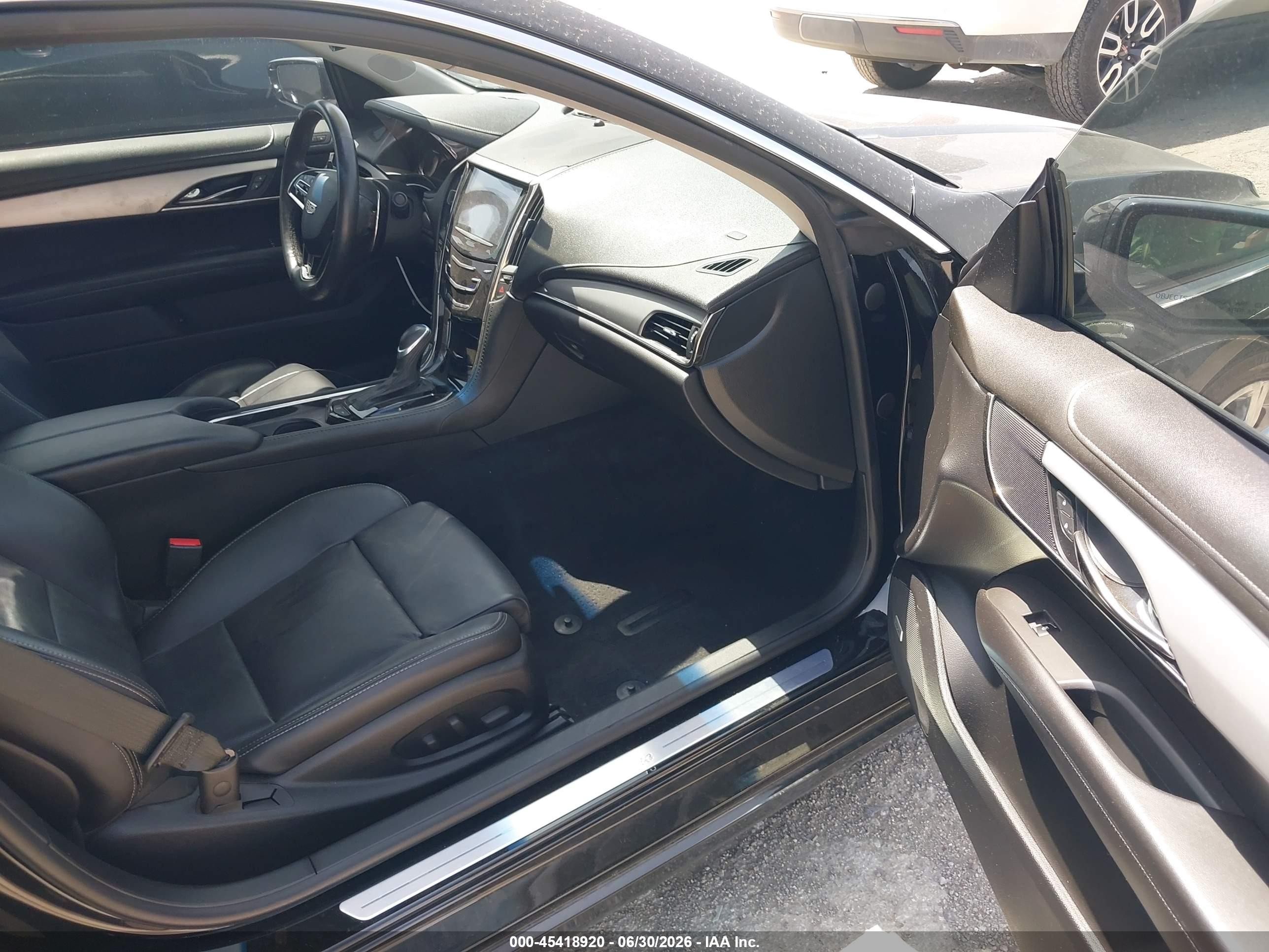 2015 Cadillac Ats Performance Black vin: 1G6AC1R37F0114359