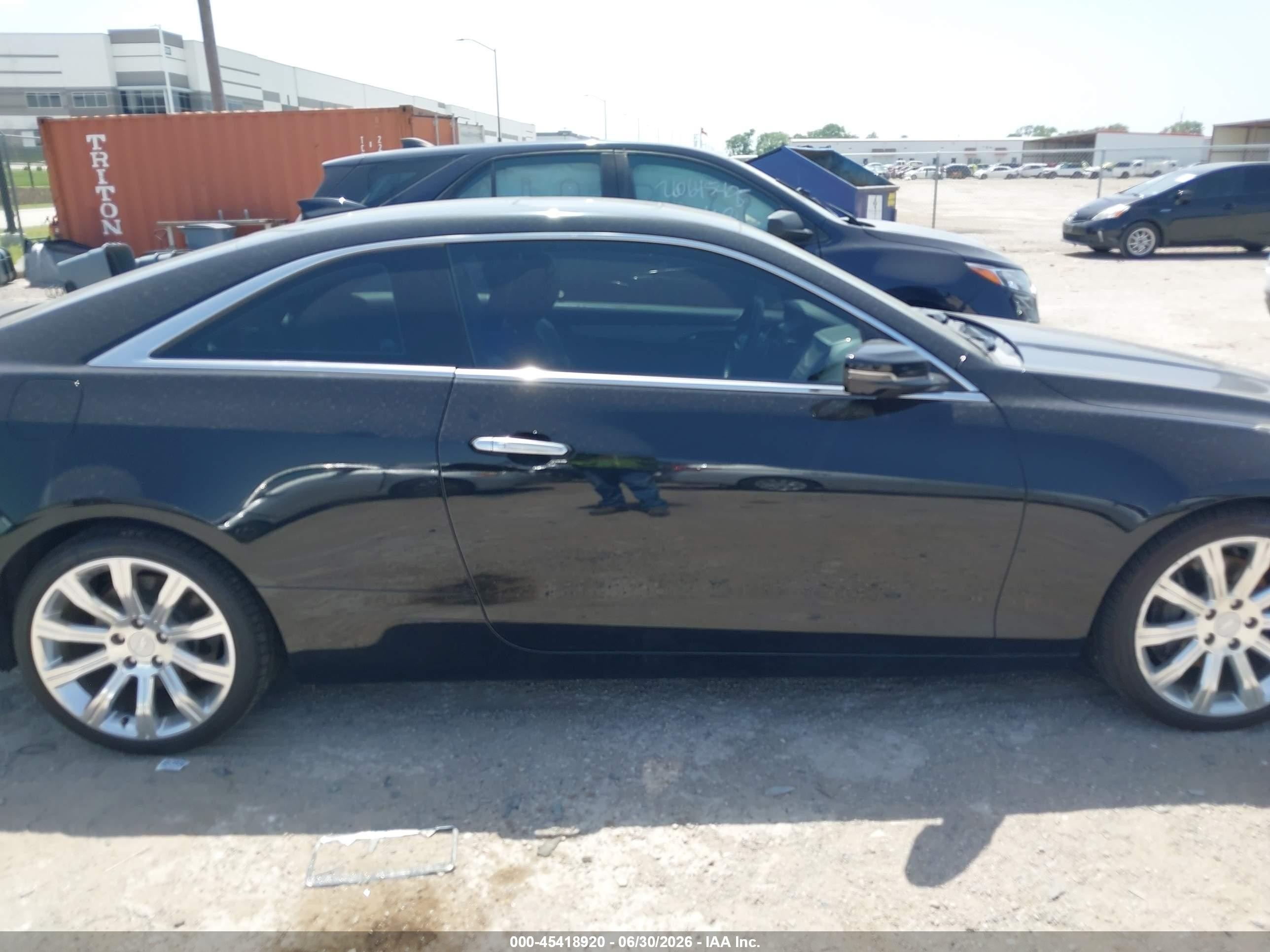 2015 Cadillac Ats Performance Black vin: 1G6AC1R37F0114359