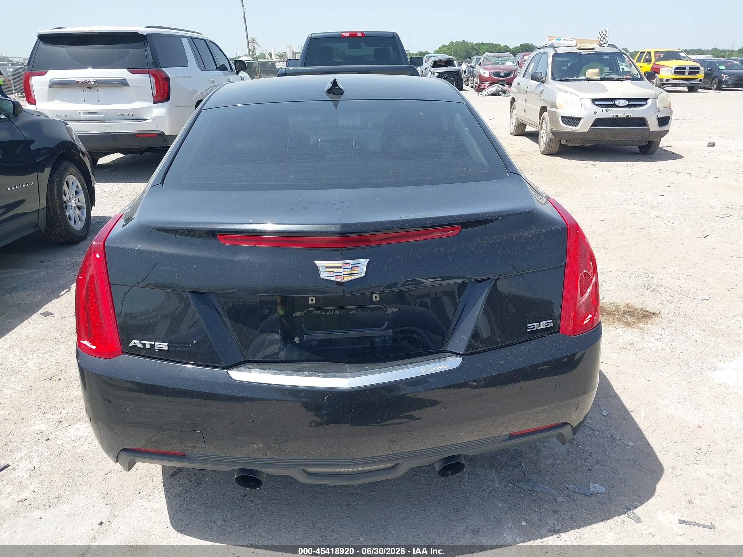 2015 Cadillac Ats Performance Black vin: 1G6AC1R37F0114359
