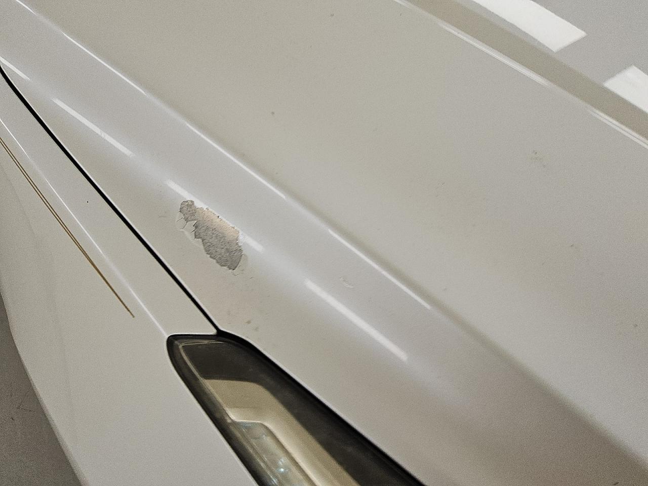 2015 Cadillac Ats Performance White vin: 1G6AC1R37F0125703 Damage: Hood, Peeling, 1 To 2 Inches