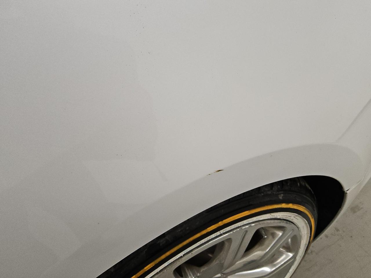 2015 Cadillac Ats Performance White vin: 1G6AC1R37F0125703 Damage: Left Qtr Panel, Light Scratch, 1 To 2 Inches