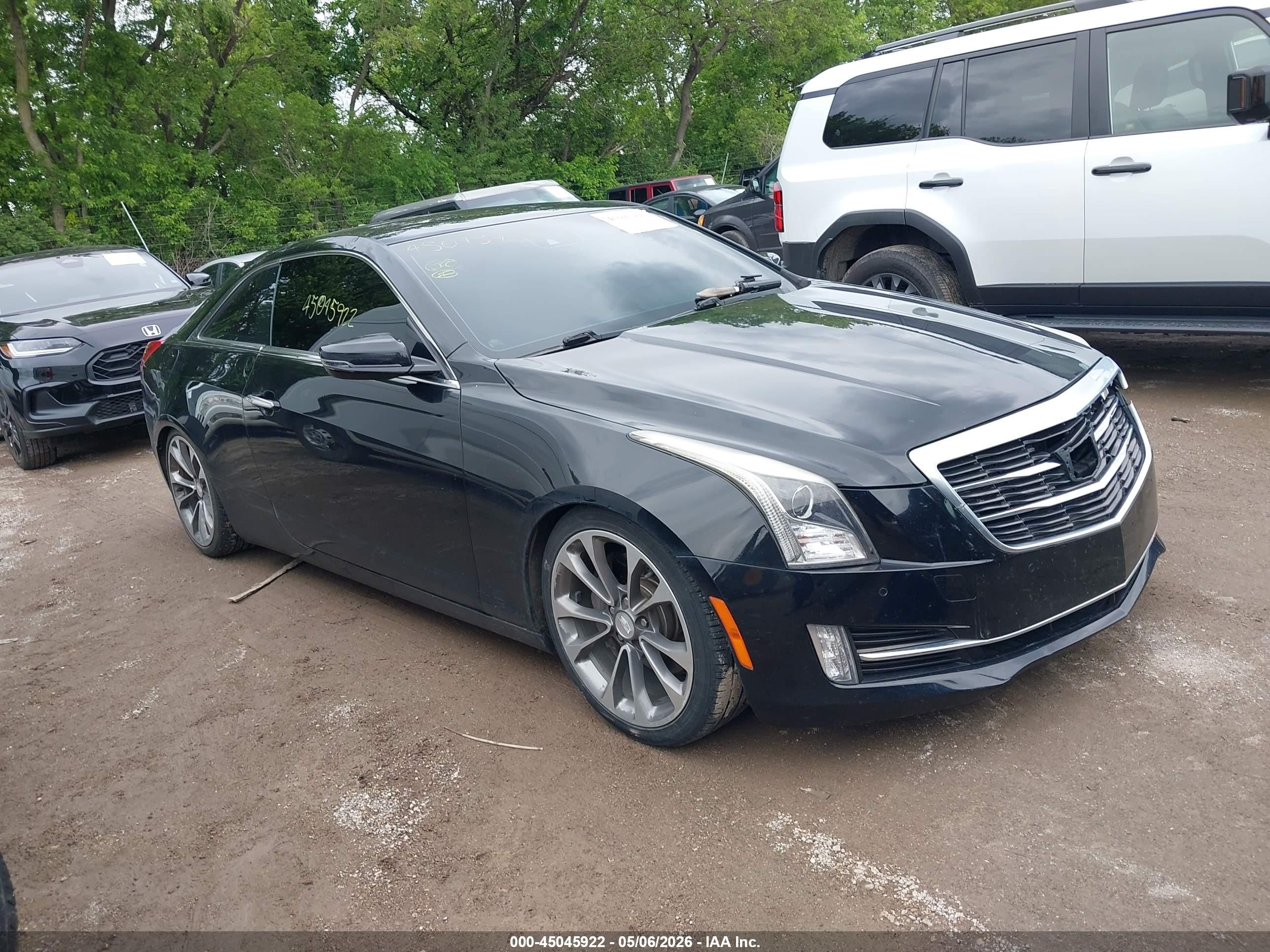 2015 Cadillac Ats Performance Black vin: 1G6AC1RX2F0102333