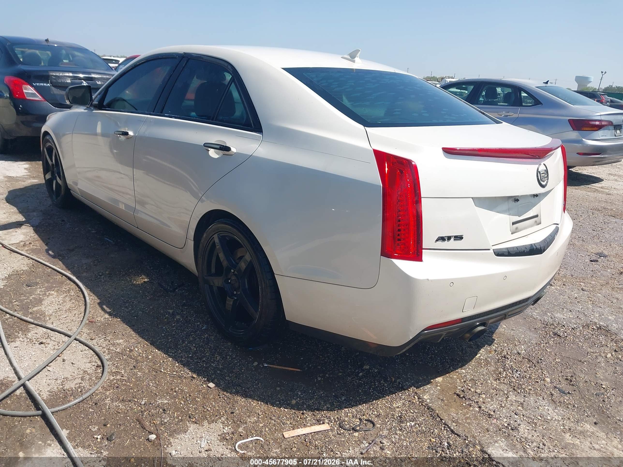 2013 Cadillac Ats Performance Beige vin: 1G6AC5S30D0154409