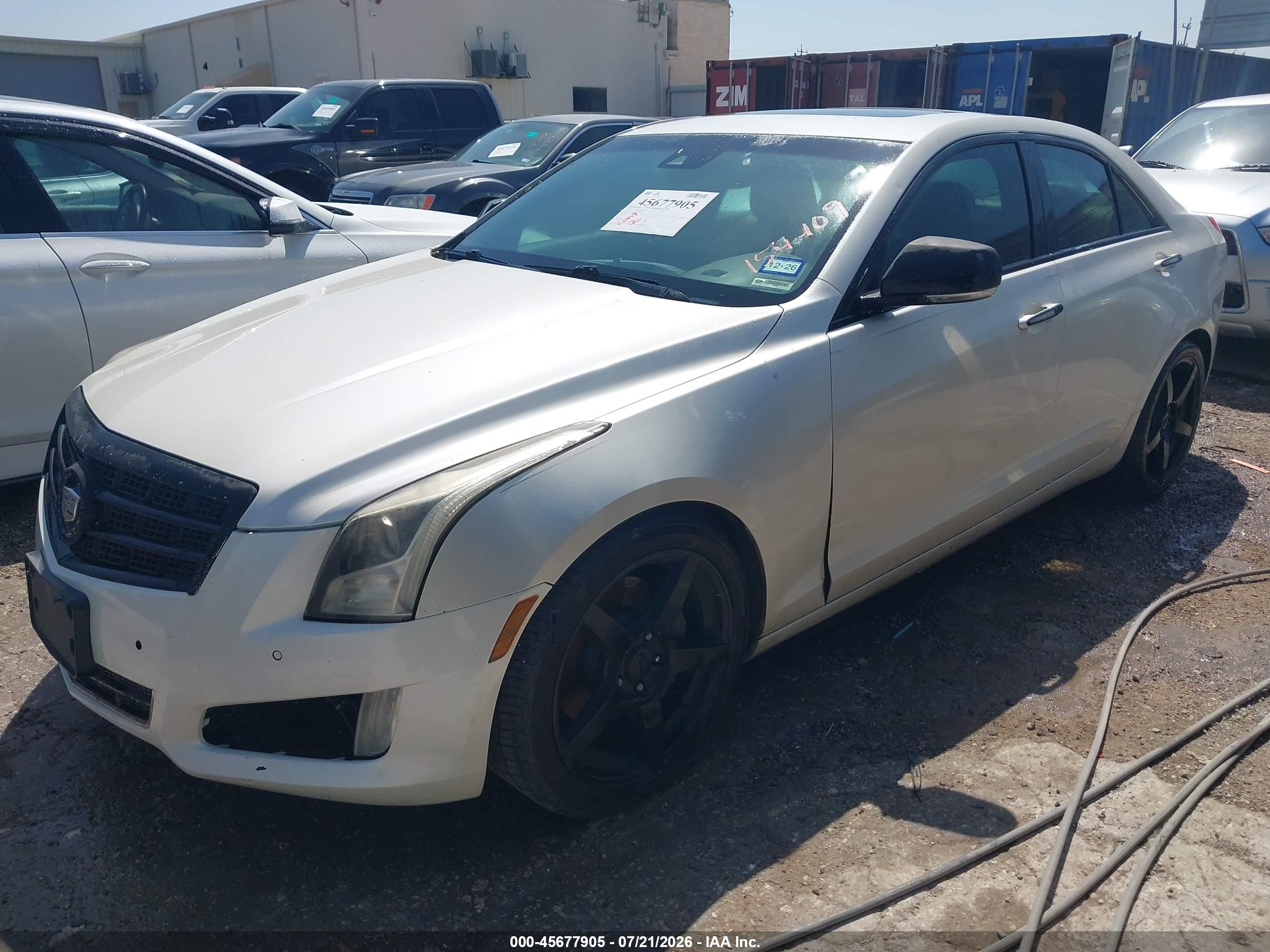 2013 Cadillac Ats Performance Beige vin: 1G6AC5S30D0154409