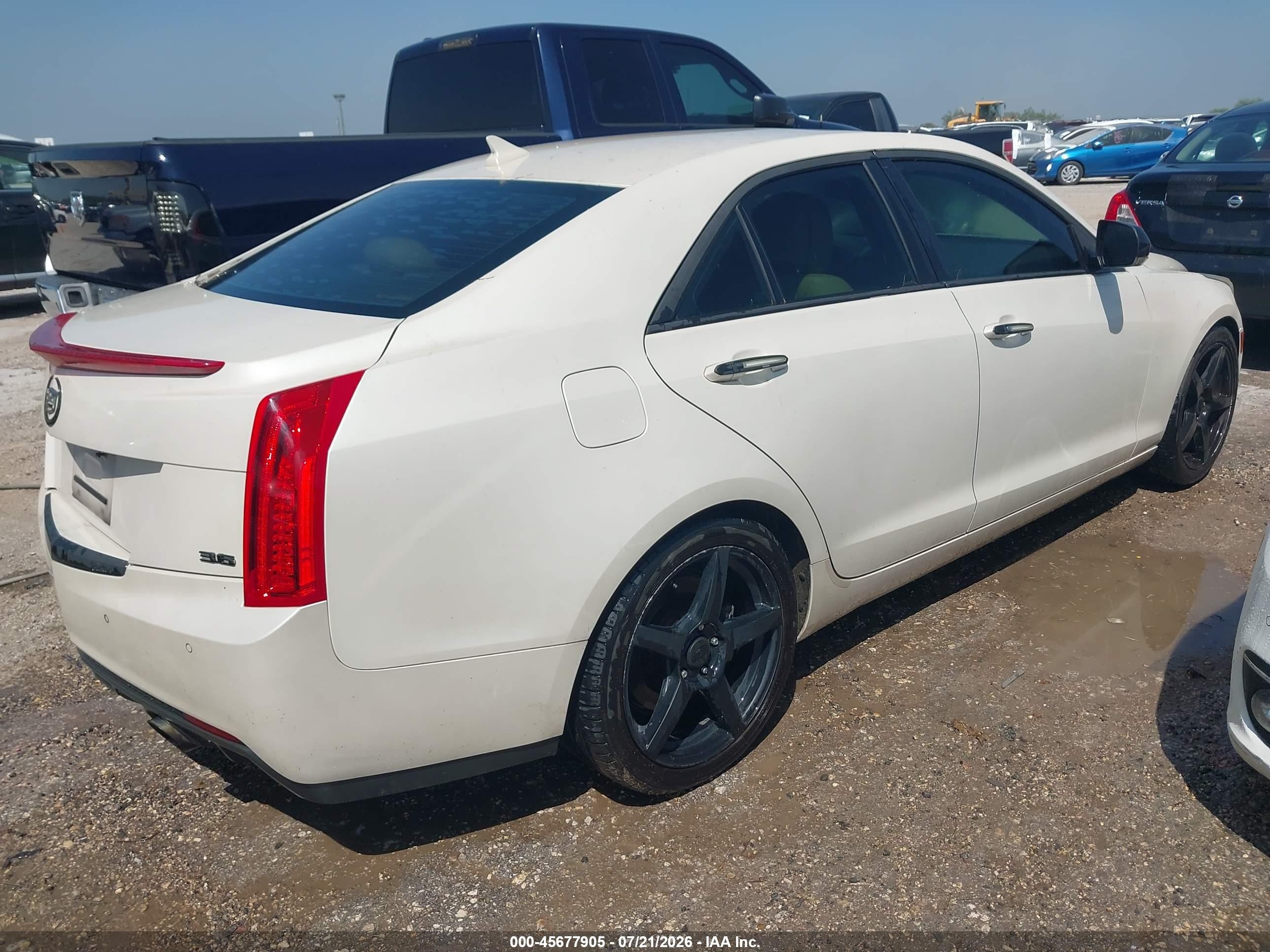 2013 Cadillac Ats Performance Beige vin: 1G6AC5S30D0154409
