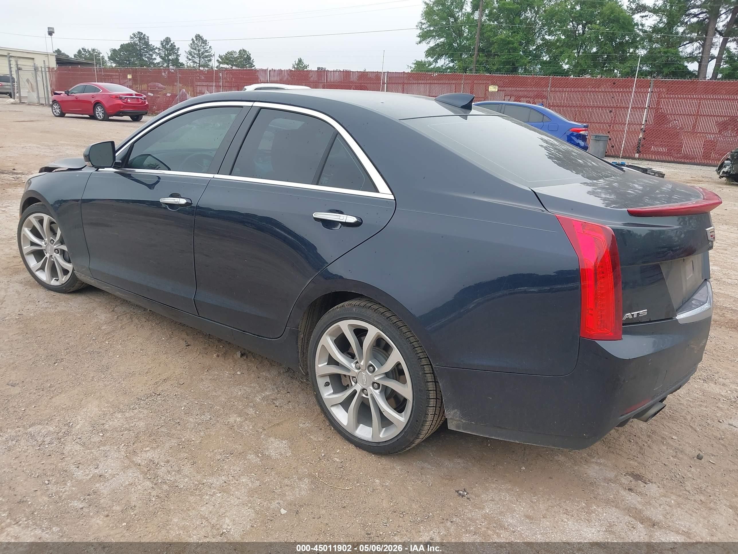 2015 Cadillac Ats Performance Dark Blue vin: 1G6AC5S30F0139377