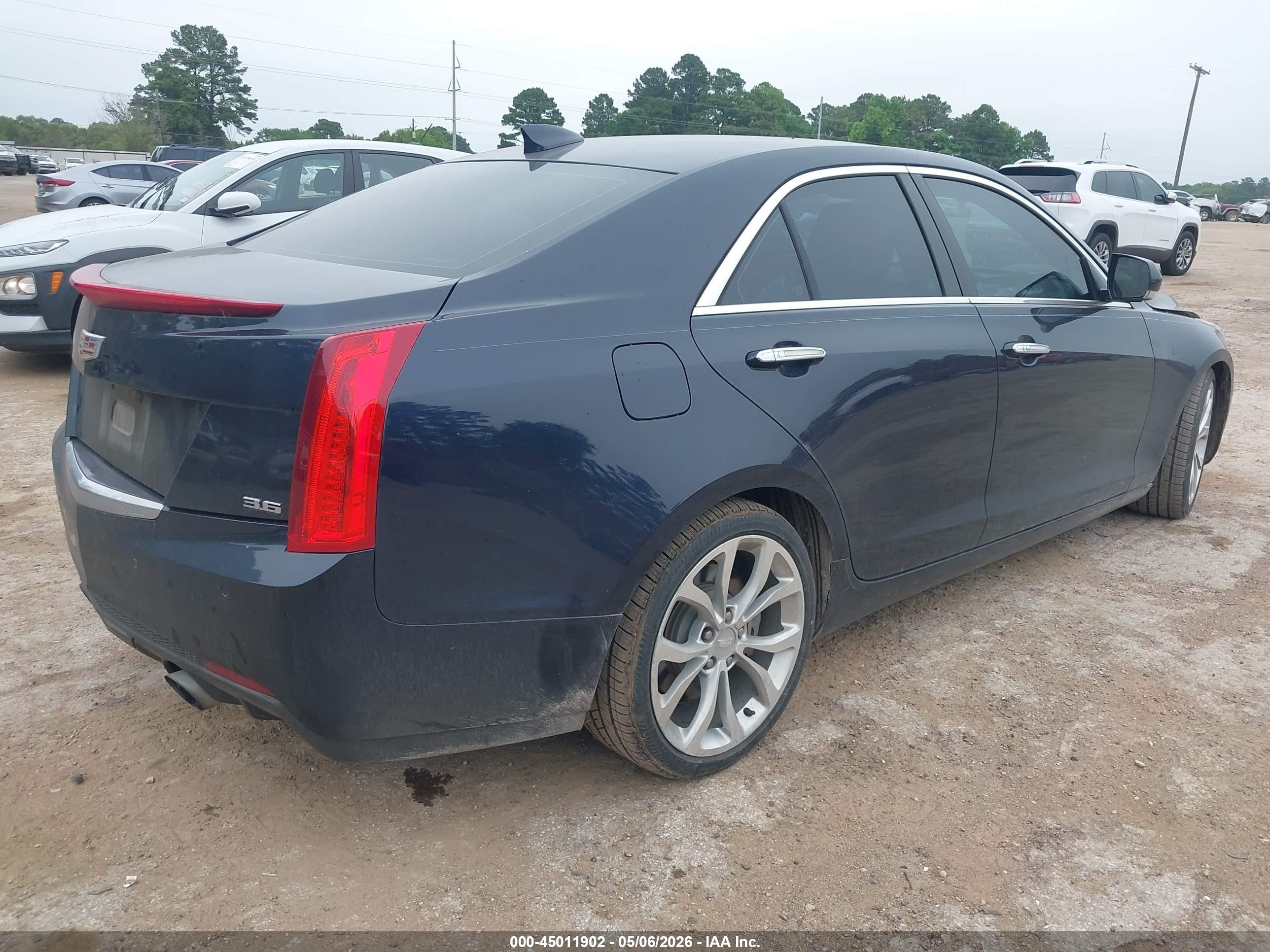 2015 Cadillac Ats Performance Dark Blue vin: 1G6AC5S30F0139377