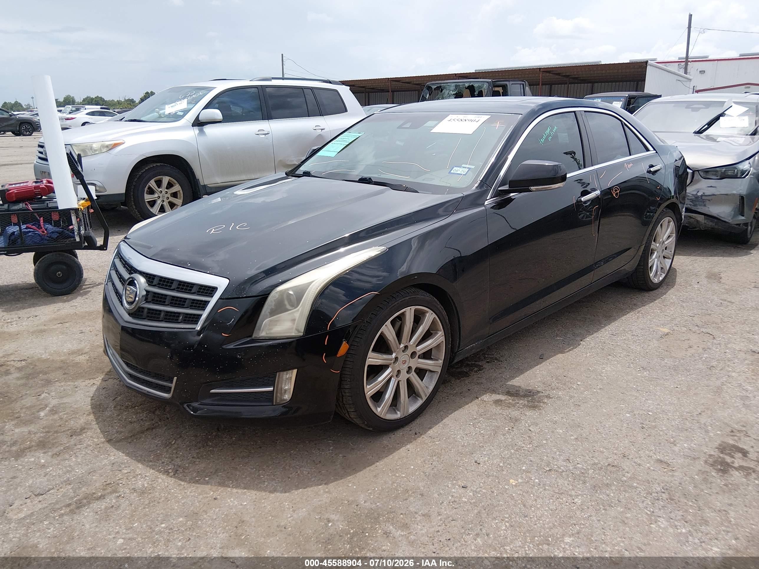 2013 Cadillac Ats Performance Черный vin: 1G6AC5S33D0100196