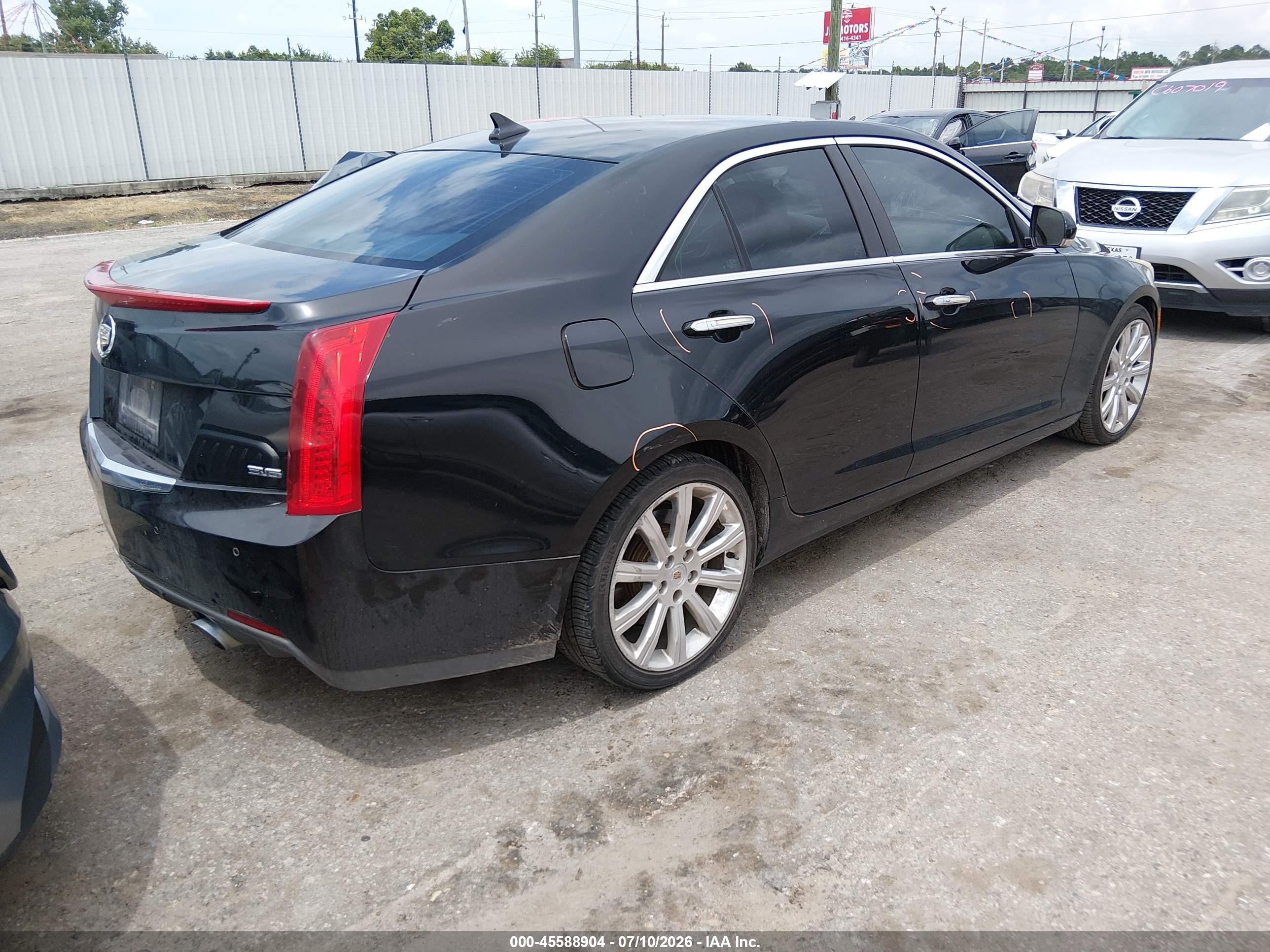 2013 Cadillac Ats Performance Черный vin: 1G6AC5S33D0100196
