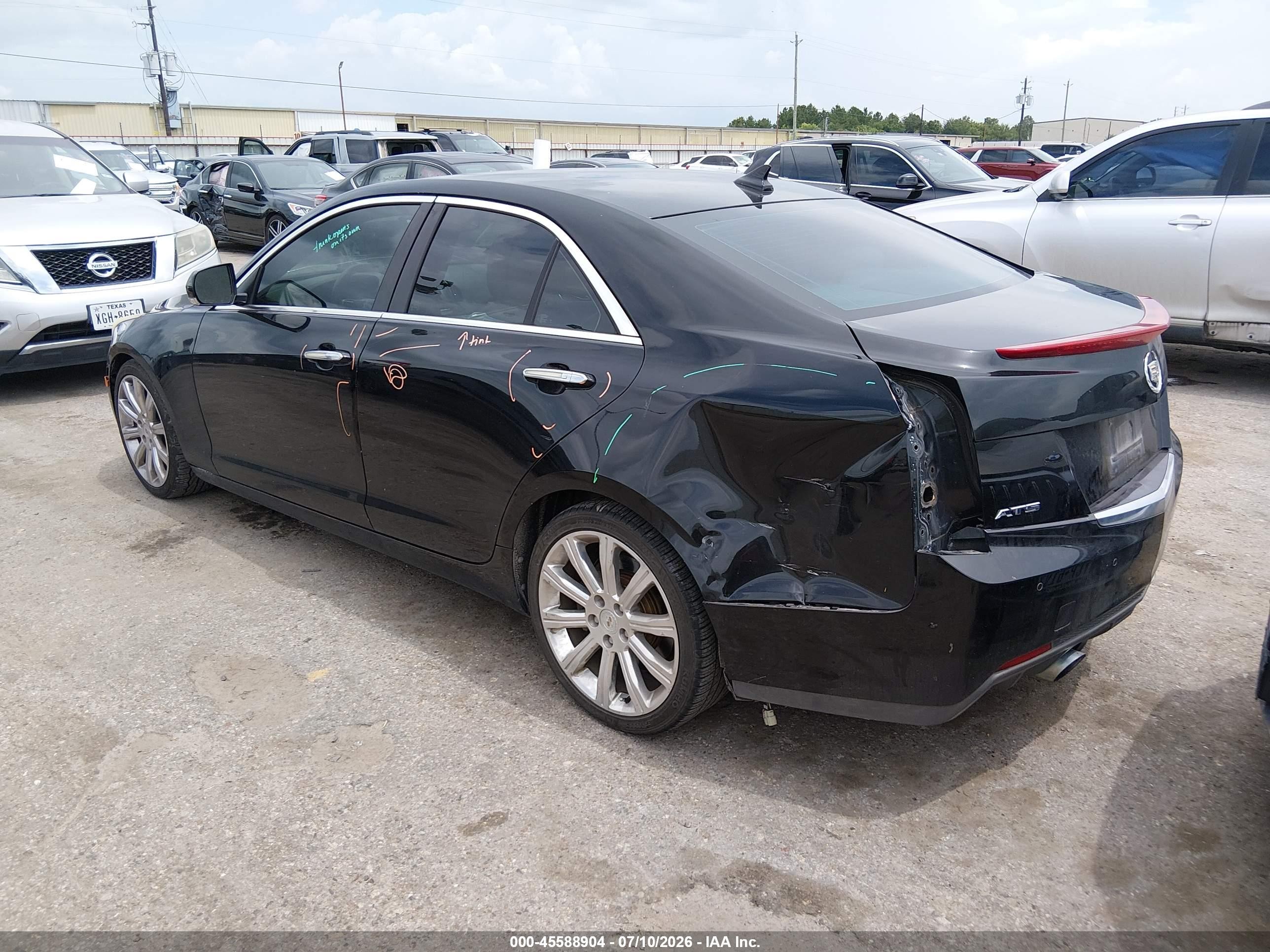 2013 Cadillac Ats Performance Черный vin: 1G6AC5S33D0100196