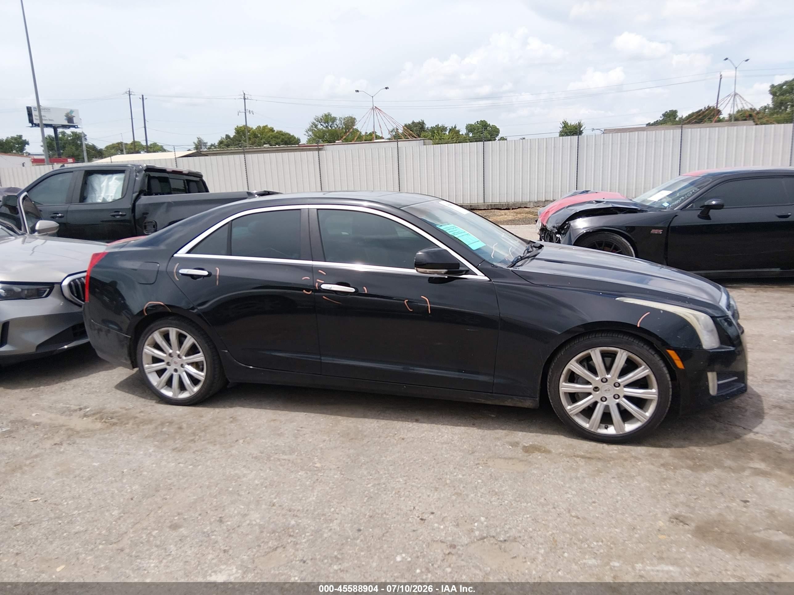 2013 Cadillac Ats Performance Черный vin: 1G6AC5S33D0100196