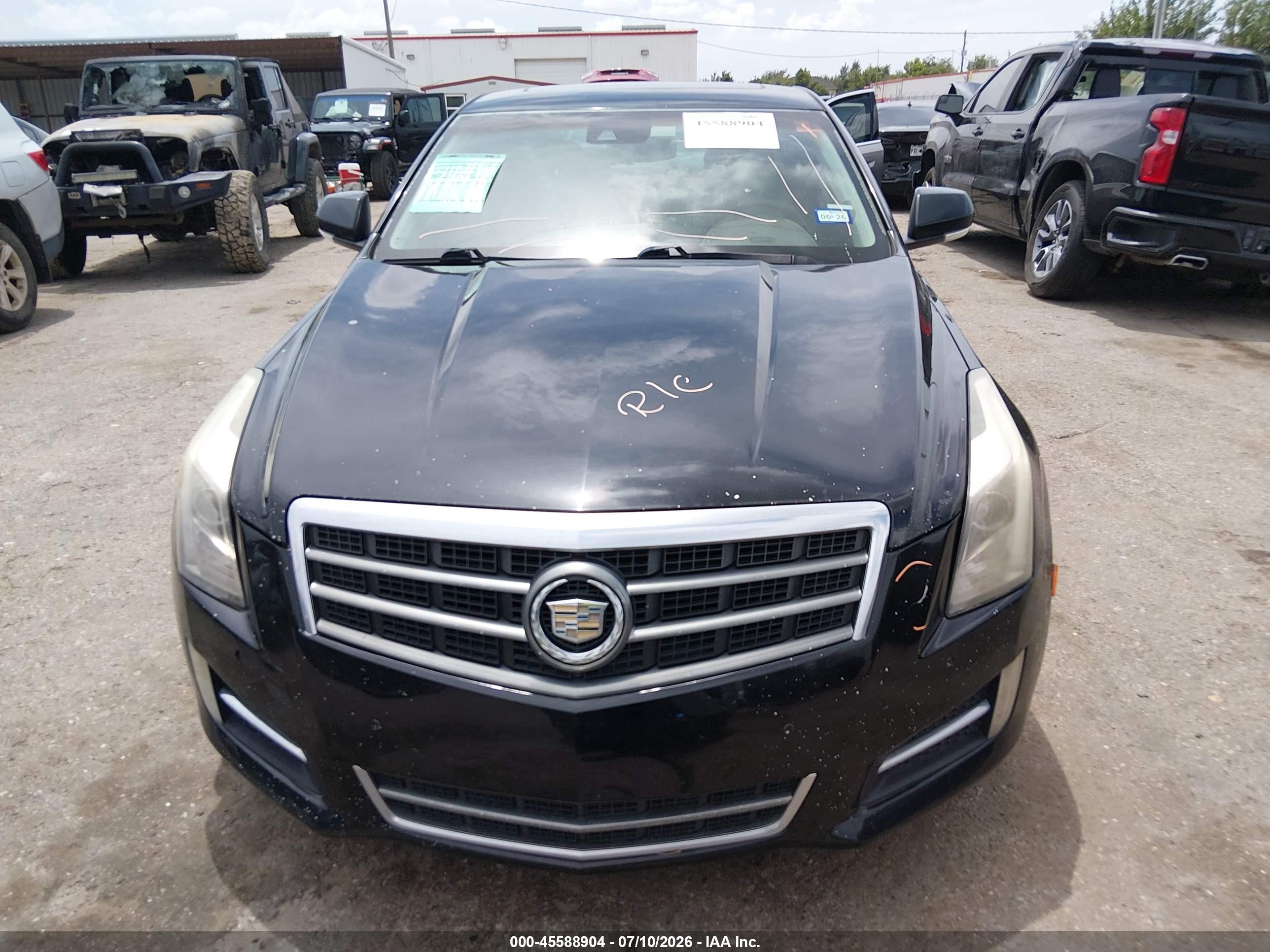 2013 Cadillac Ats Performance Черный vin: 1G6AC5S33D0100196