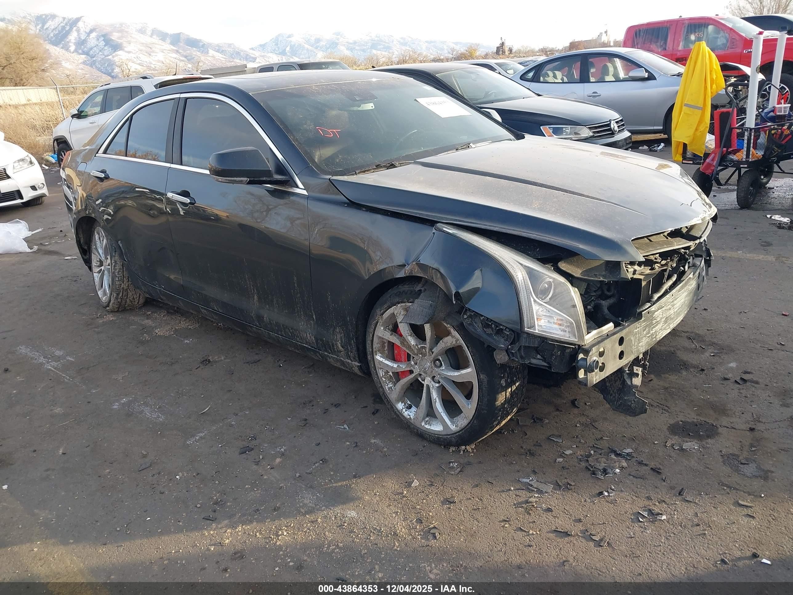 2015 Cadillac Ats Performance Gray vin: 1G6AC5S33F0109340