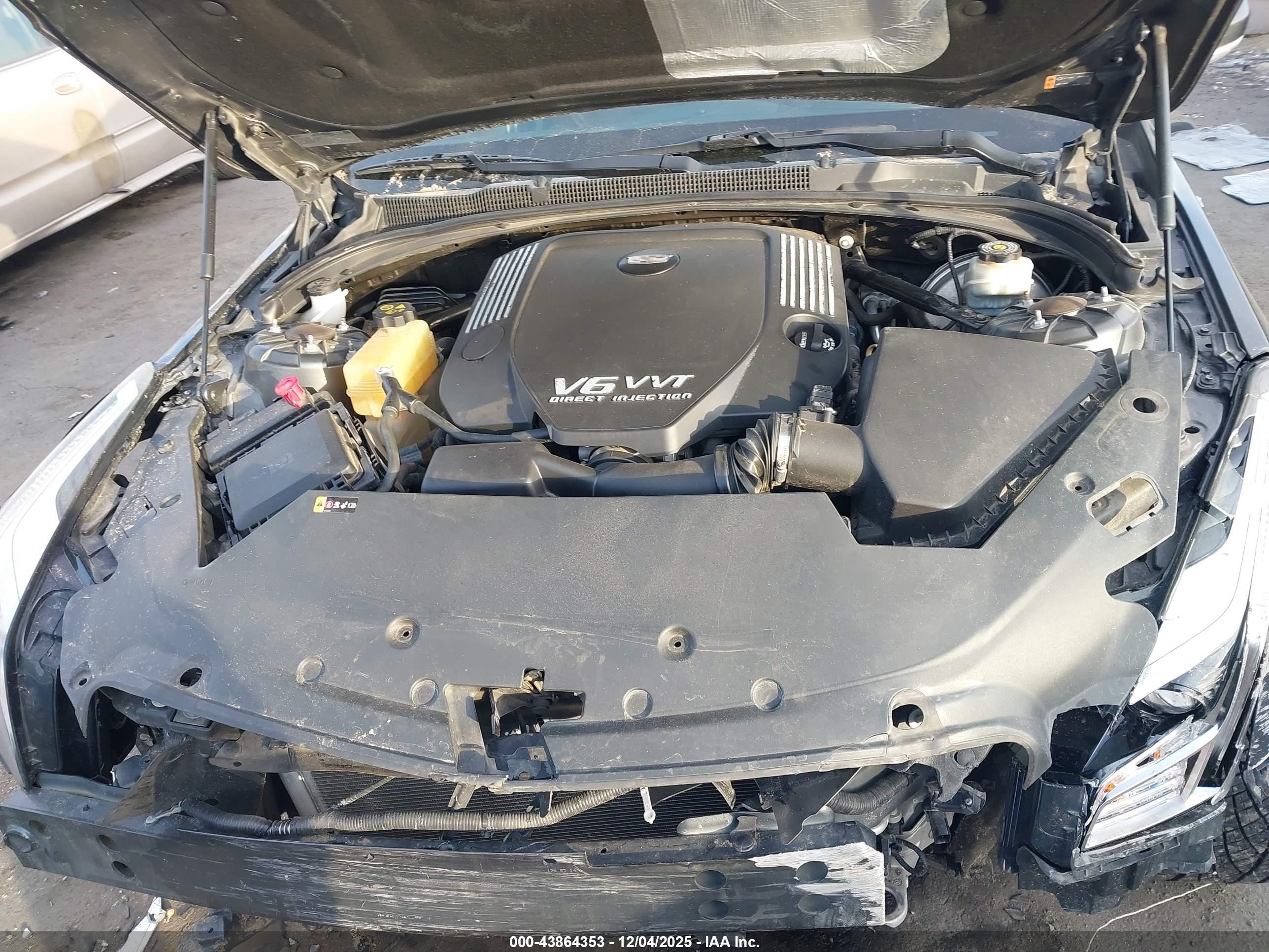 2015 Cadillac Ats Performance Серый vin: 1G6AC5S33F0109340