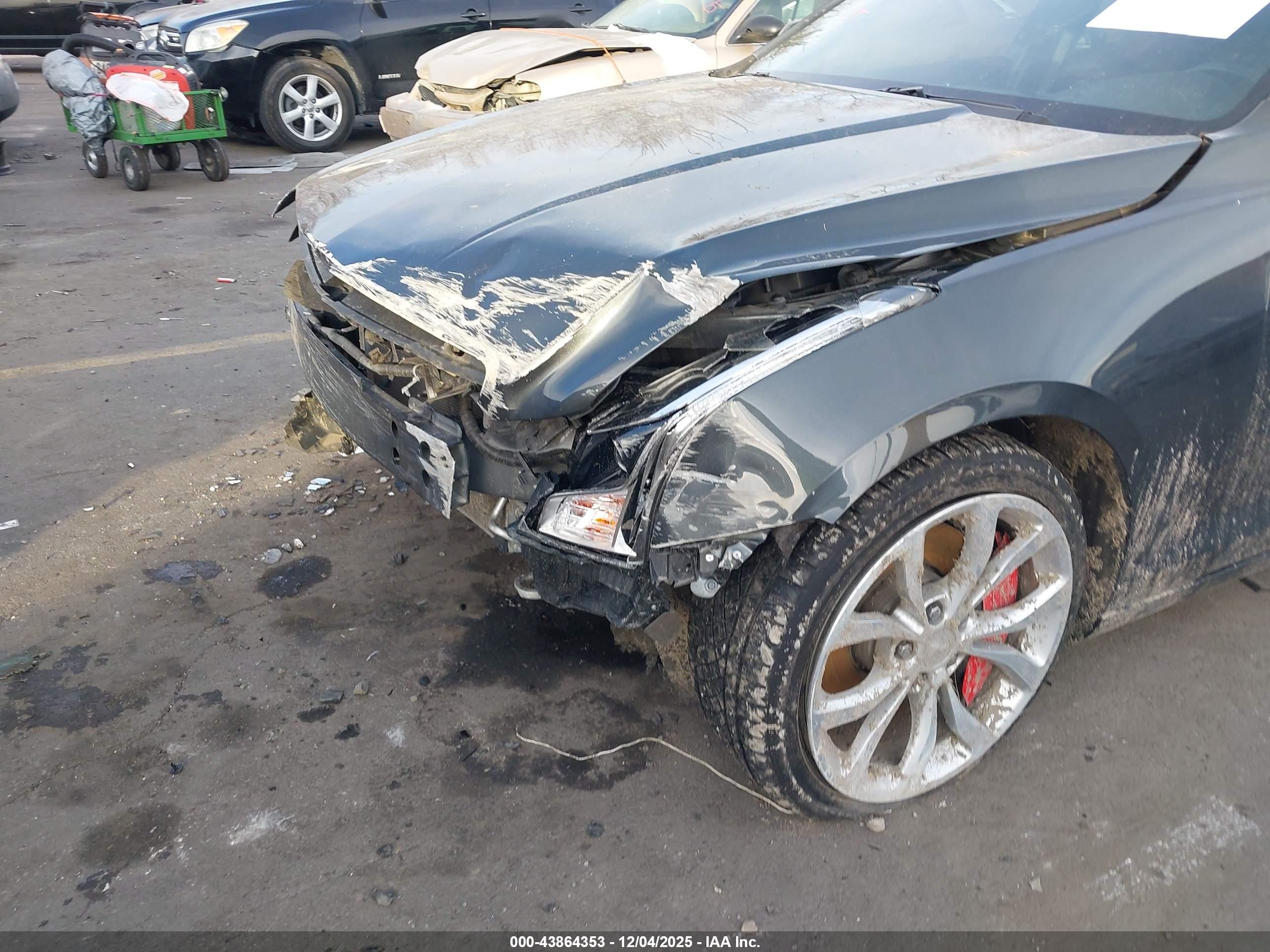 2015 Cadillac Ats Performance Серый vin: 1G6AC5S33F0109340