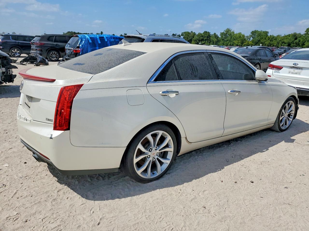 2013 Cadillac Ats Performance White vin: 1G6AC5S36D0110995