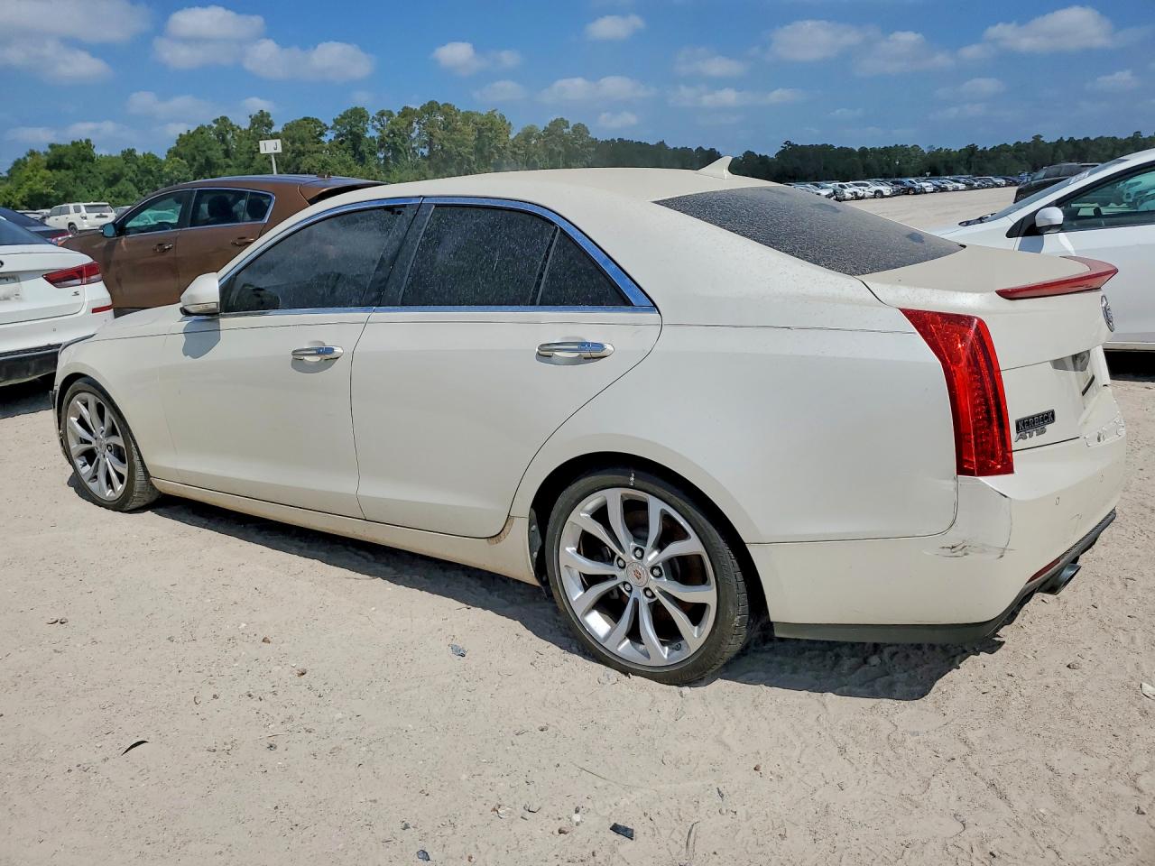 2013 Cadillac Ats Performance White vin: 1G6AC5S36D0110995