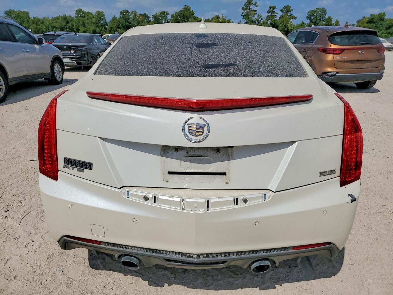 2013 Cadillac Ats Performance White vin: 1G6AC5S36D0110995