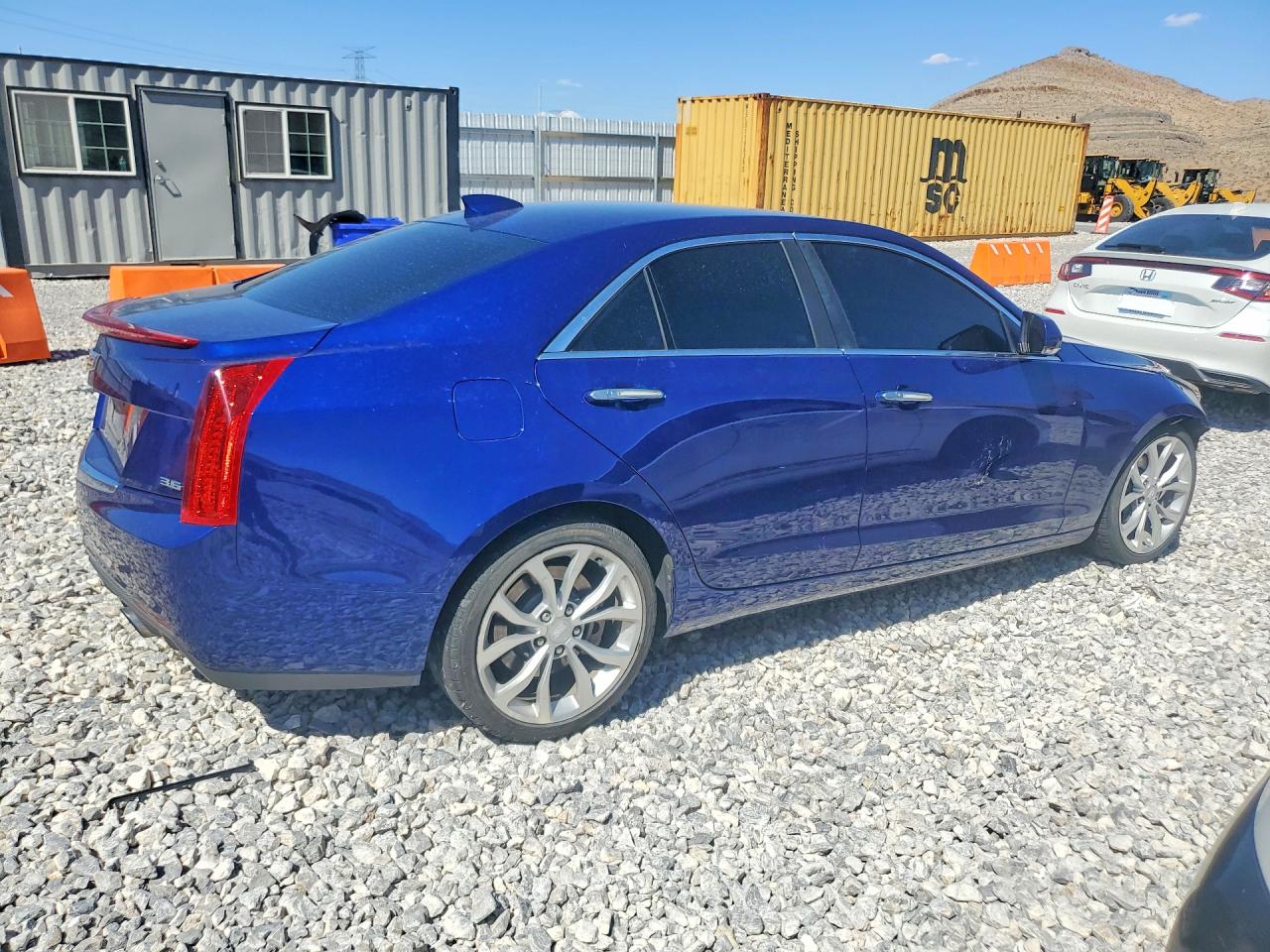 2015 Cadillac Ats Performance Blue vin: 1G6AC5S36F0108764