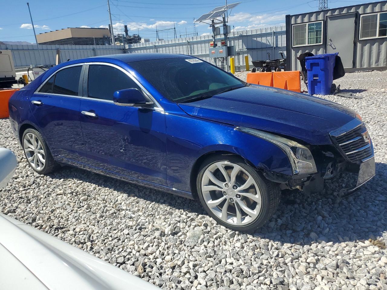 2015 Cadillac Ats Performance Blue vin: 1G6AC5S36F0108764