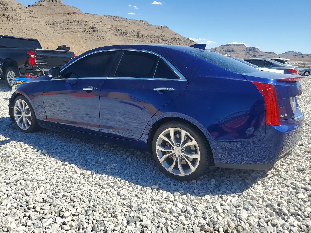 2015 Cadillac Ats Performance Blue vin: 1G6AC5S36F0108764
