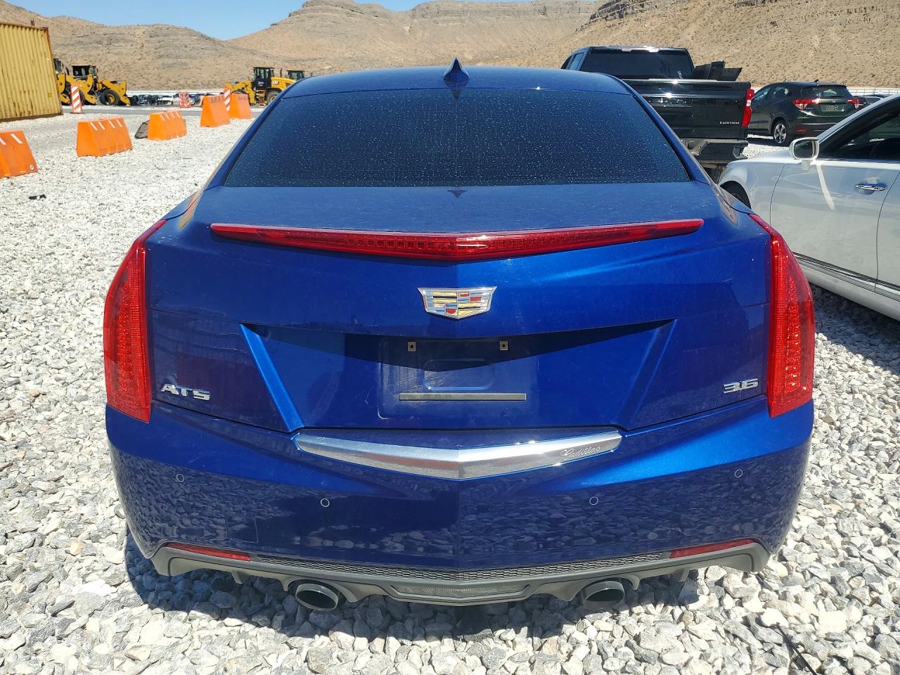 2015 Cadillac Ats Performance Blue vin: 1G6AC5S36F0108764