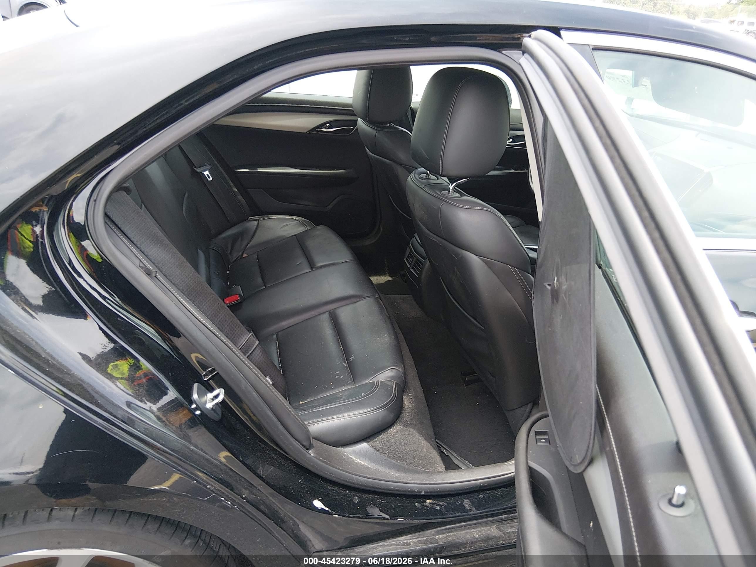 2015 Cadillac Ats Performance Black vin: 1G6AC5S36F0133342