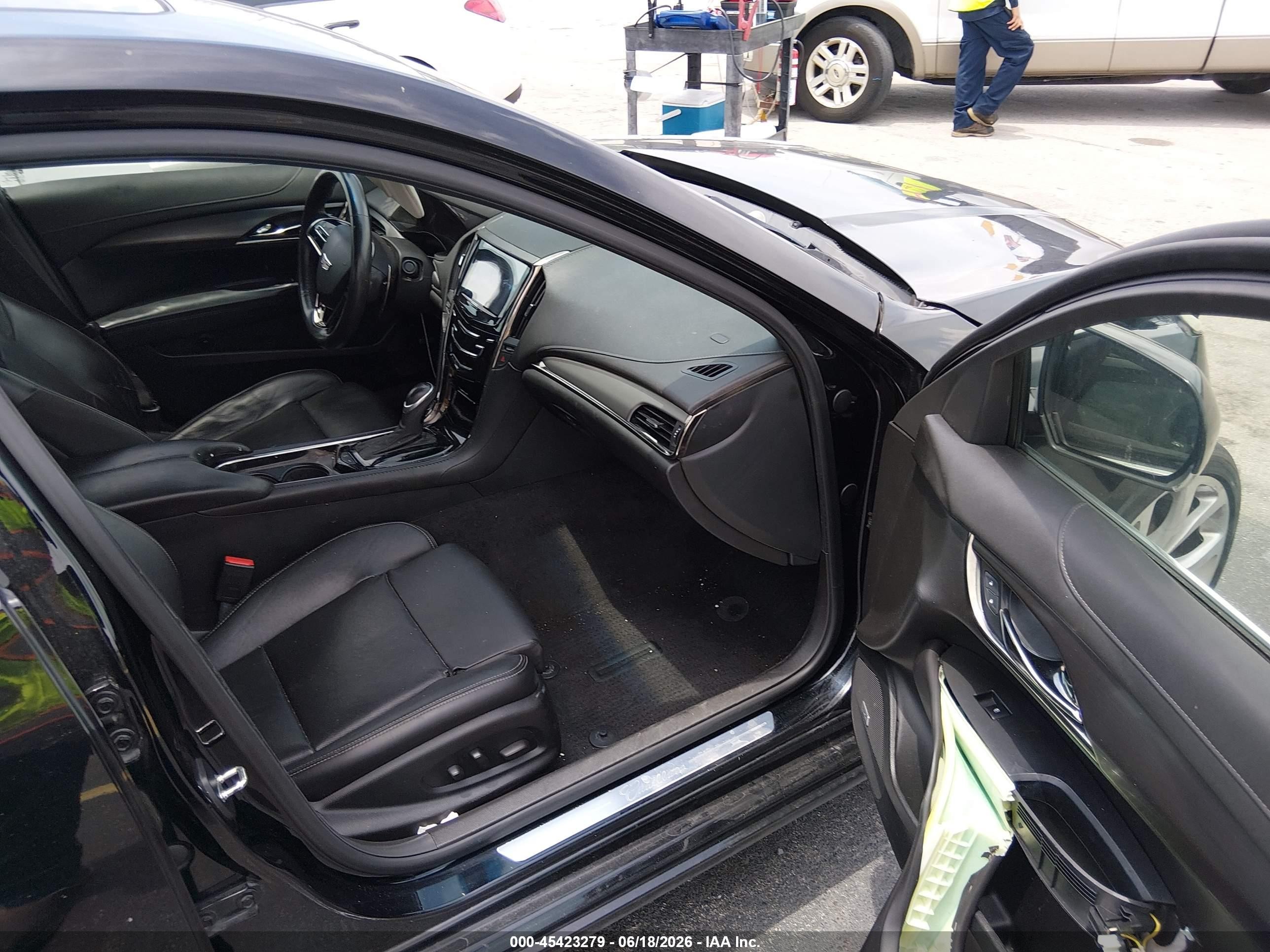 2015 Cadillac Ats Performance Black vin: 1G6AC5S36F0133342