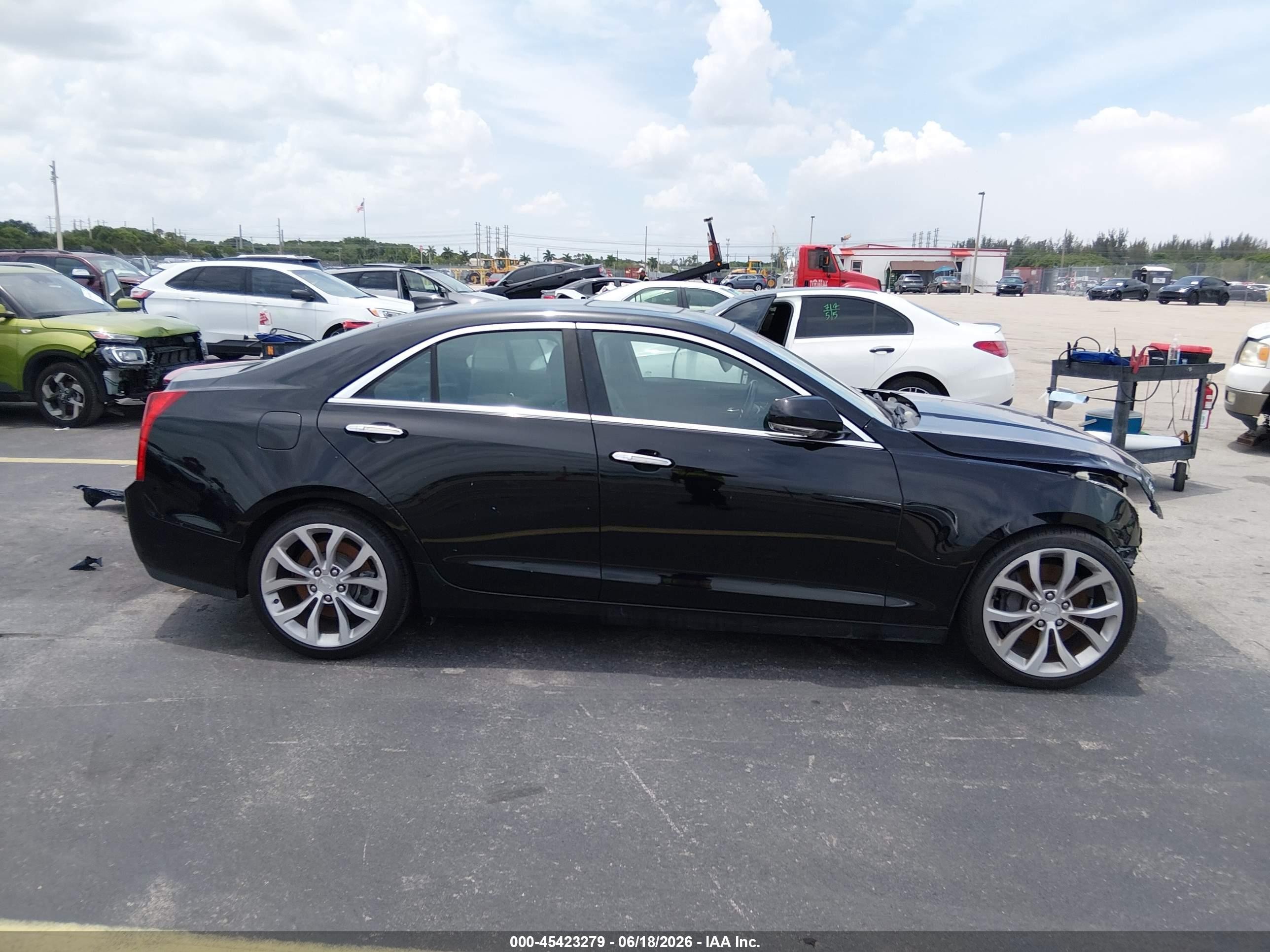 2015 Cadillac Ats Performance Black vin: 1G6AC5S36F0133342