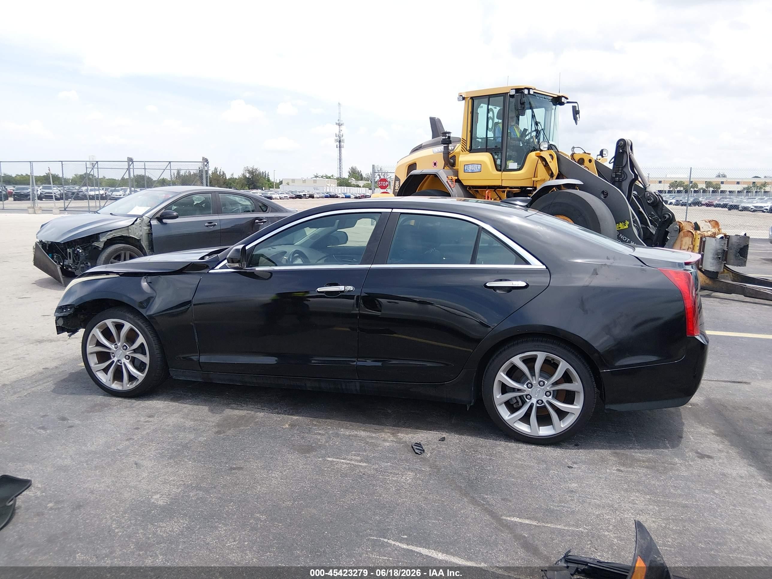 2015 Cadillac Ats Performance Black vin: 1G6AC5S36F0133342