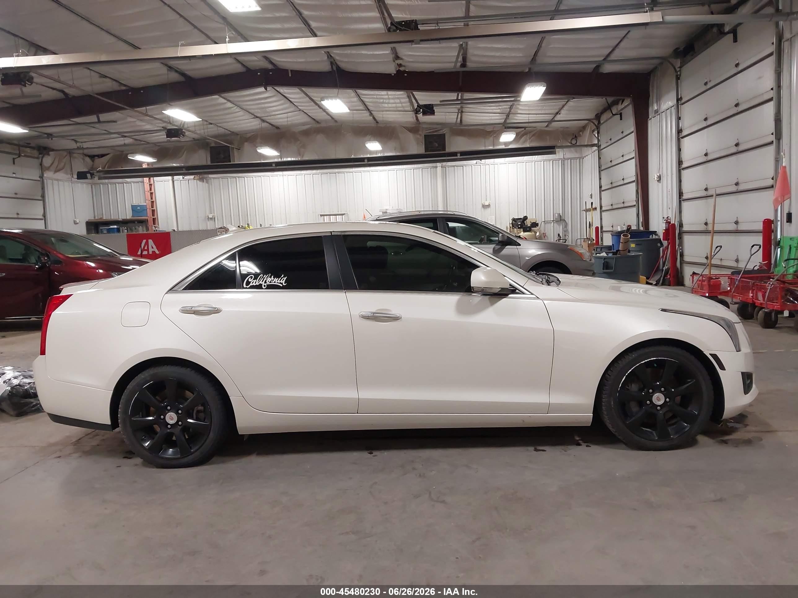 2013 Cadillac Ats Performance White vin: 1G6AC5S39D0130657