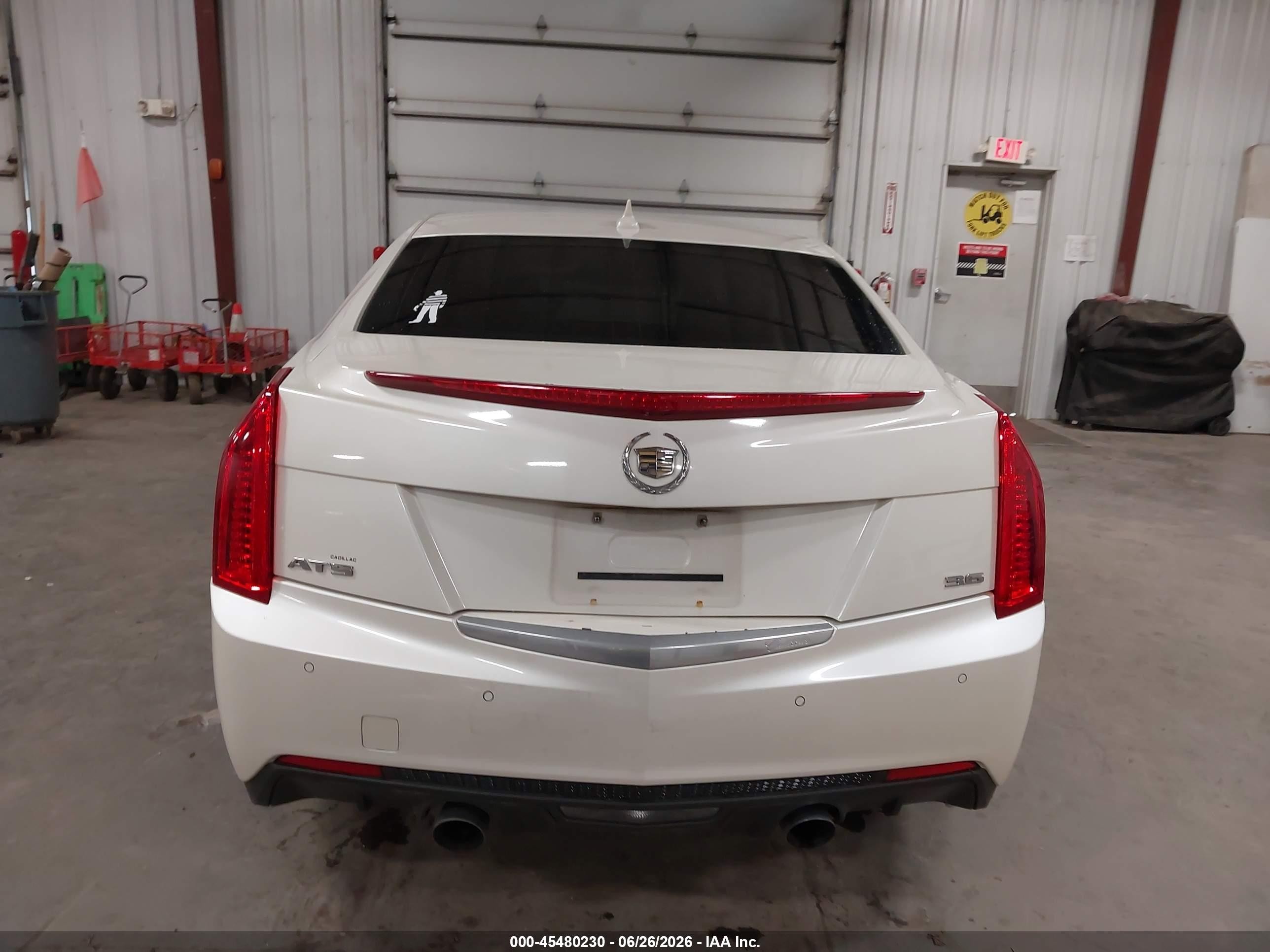 2013 Cadillac Ats Performance White vin: 1G6AC5S39D0130657