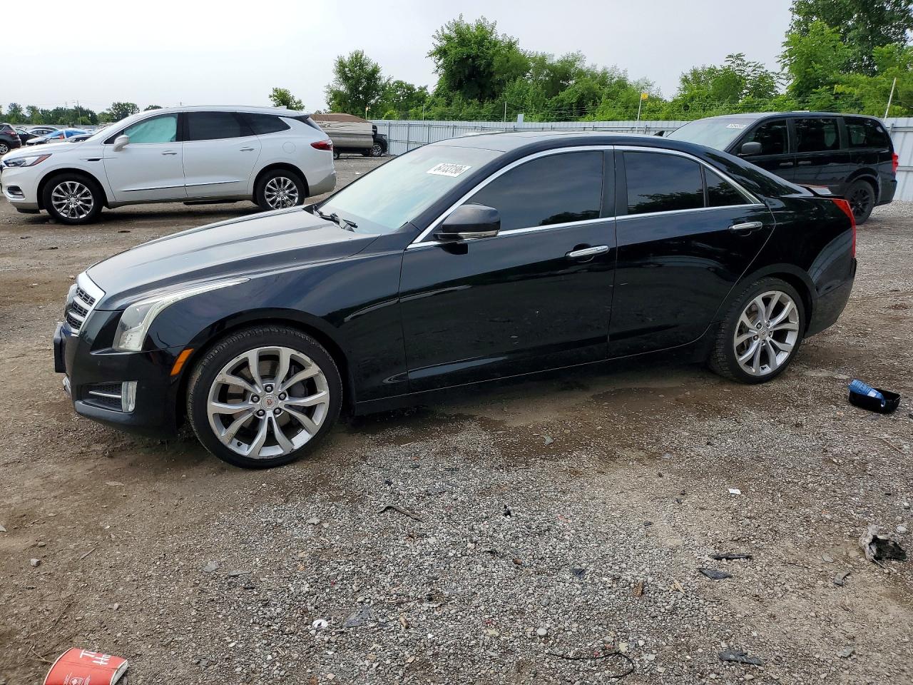 2013 Cadillac Ats Performance Black vin: 1G6AC5SX0D0165588