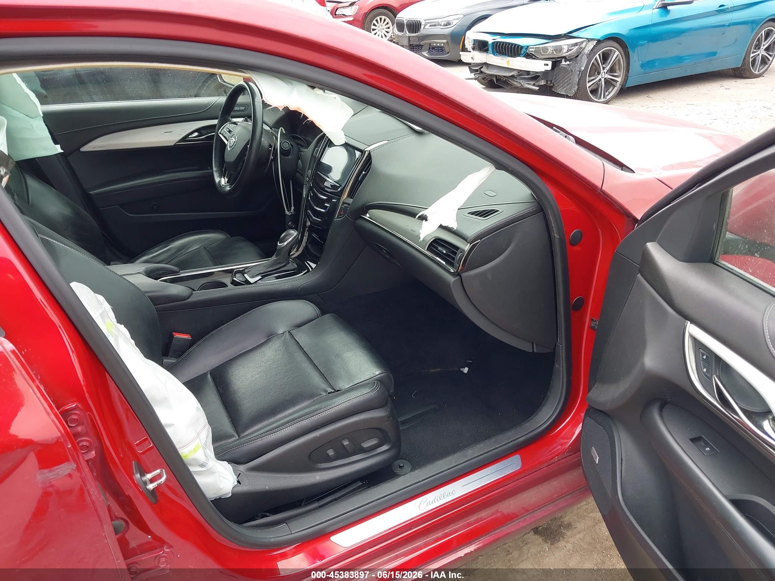 2013 Cadillac Ats Performance Red vin: 1G6AC5SX2D0165365