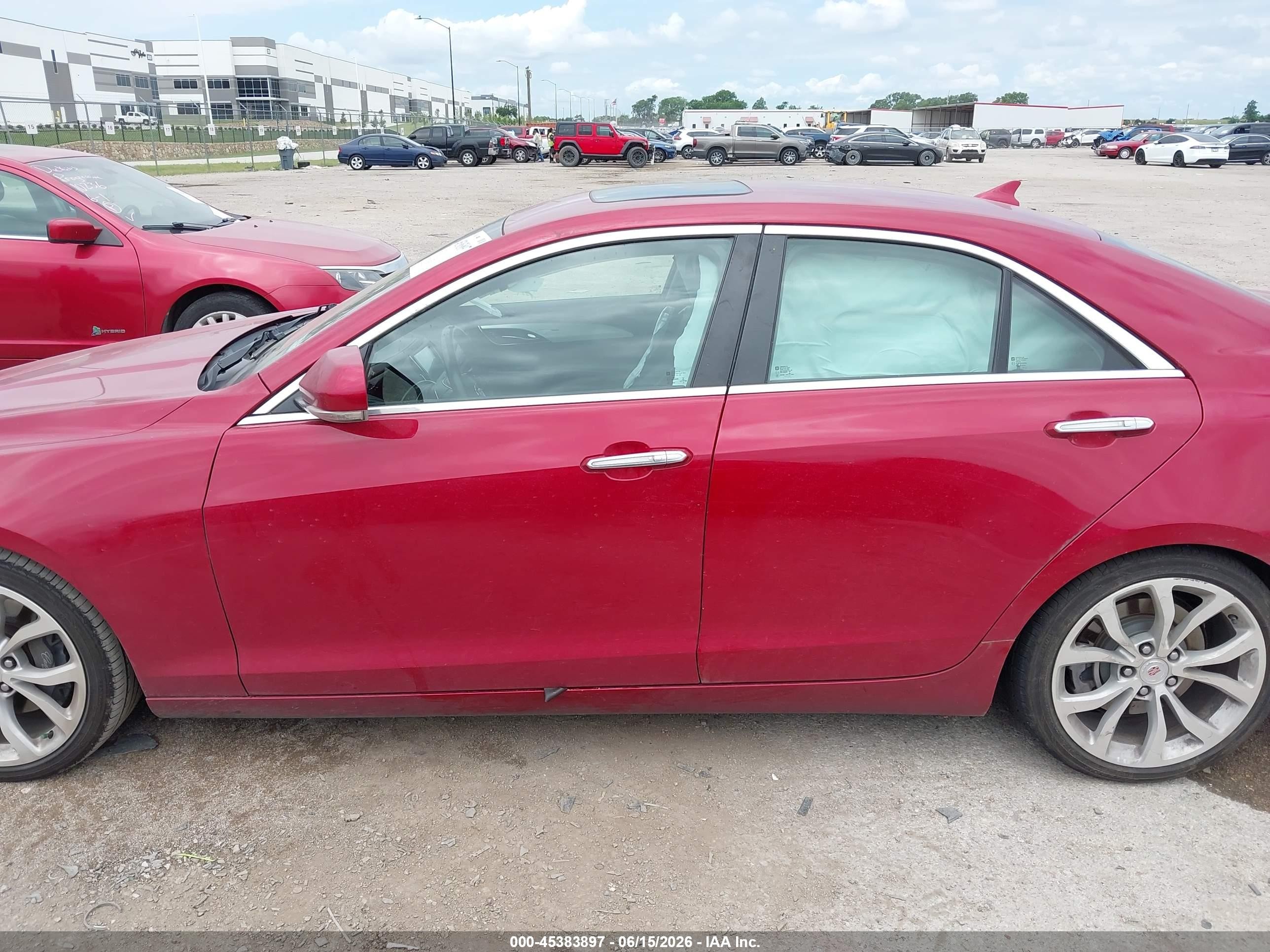 2013 Cadillac Ats Performance Red vin: 1G6AC5SX2D0165365