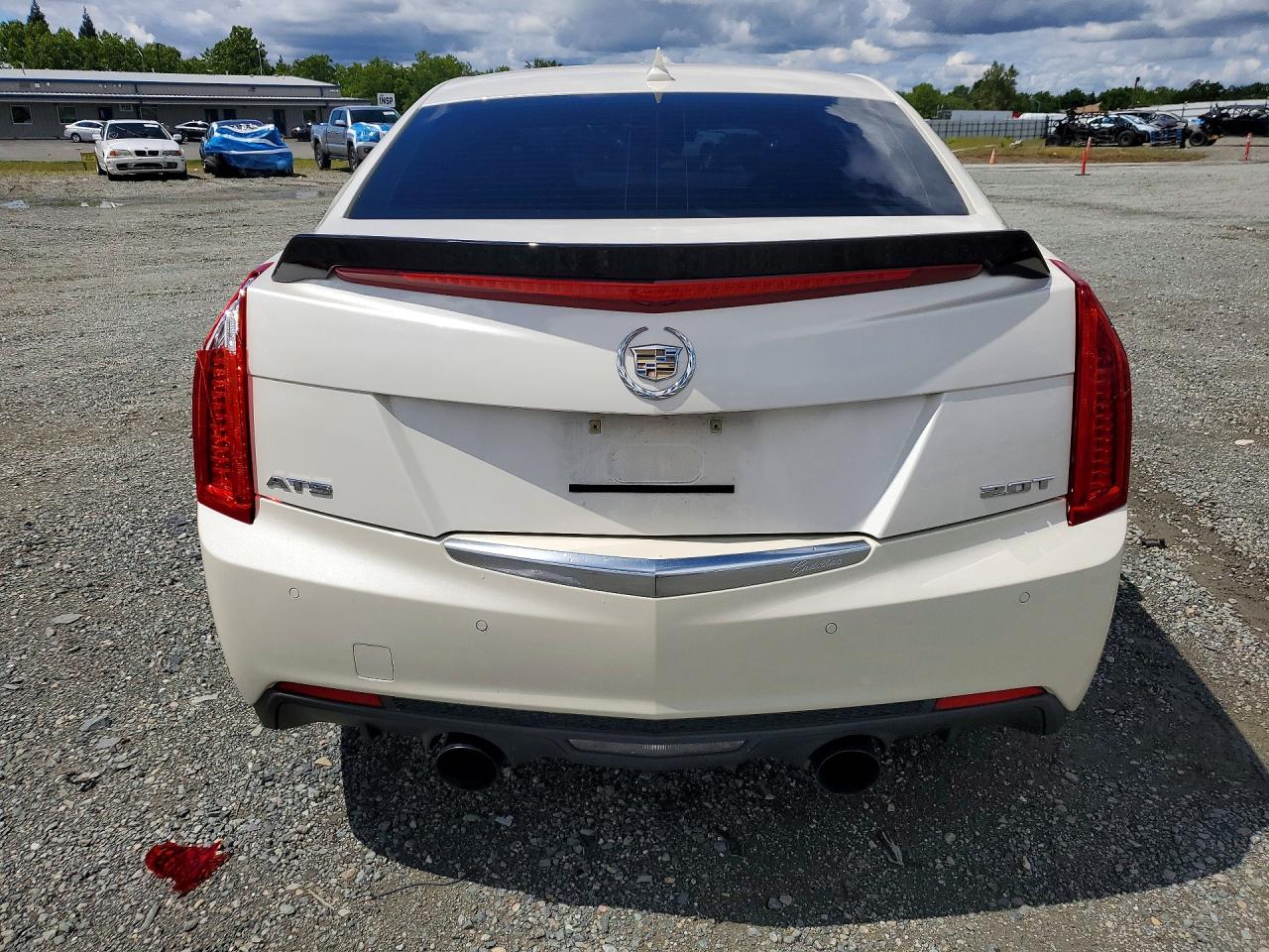 2013 Cadillac Ats Performance White vin: 1G6AC5SX3D0156660