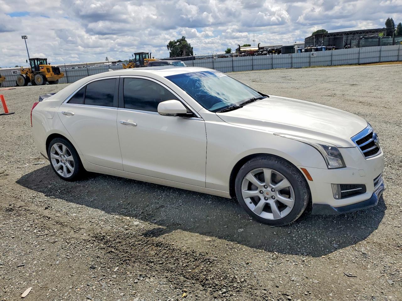 2013 Cadillac Ats Performance White vin: 1G6AC5SX3D0156660