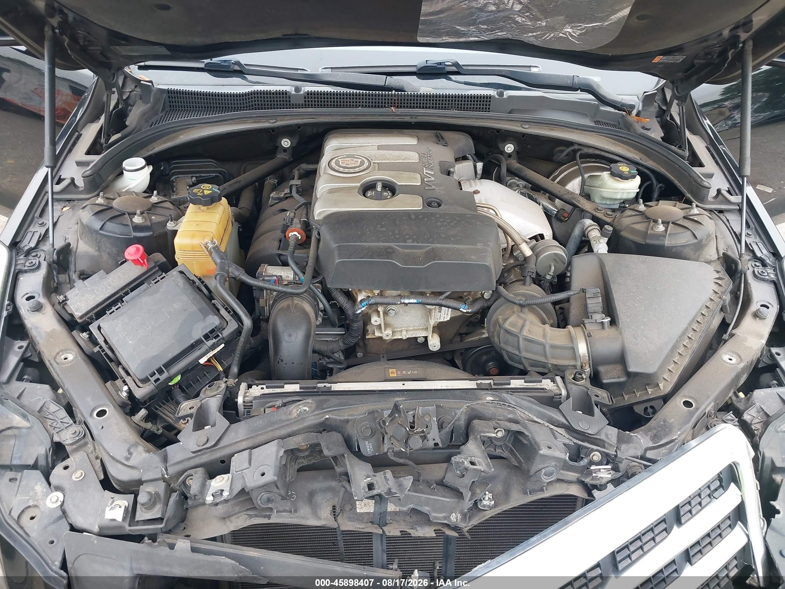 2013 Cadillac Ats Performance Black vin: 1G6AC5SX3D0178092