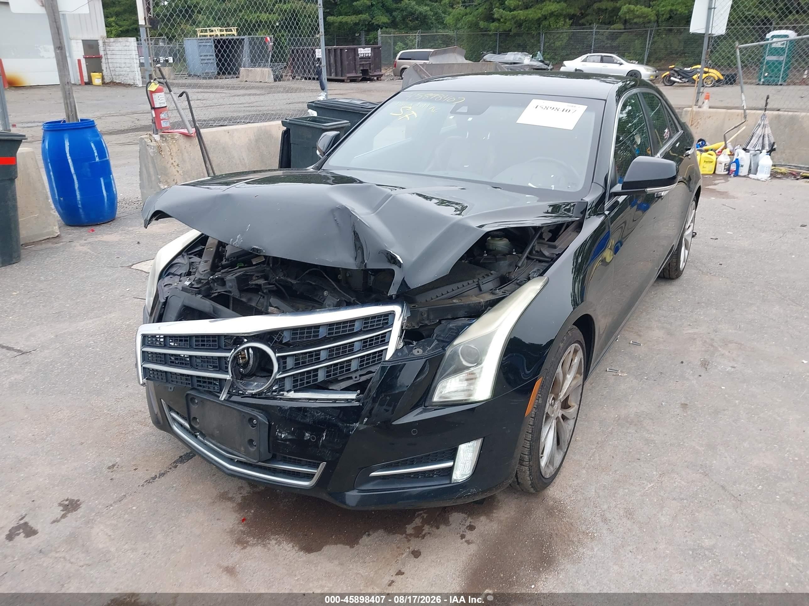 2013 Cadillac Ats Performance Black vin: 1G6AC5SX3D0178092