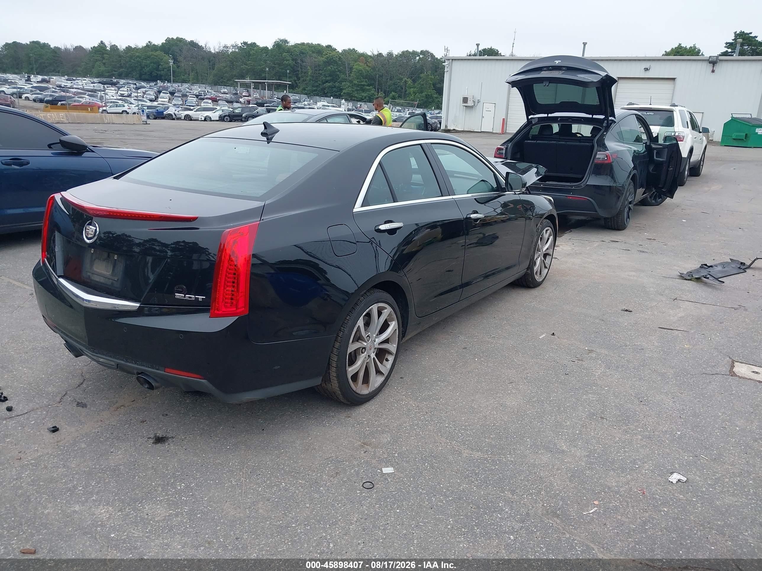 2013 Cadillac Ats Performance Black vin: 1G6AC5SX3D0178092