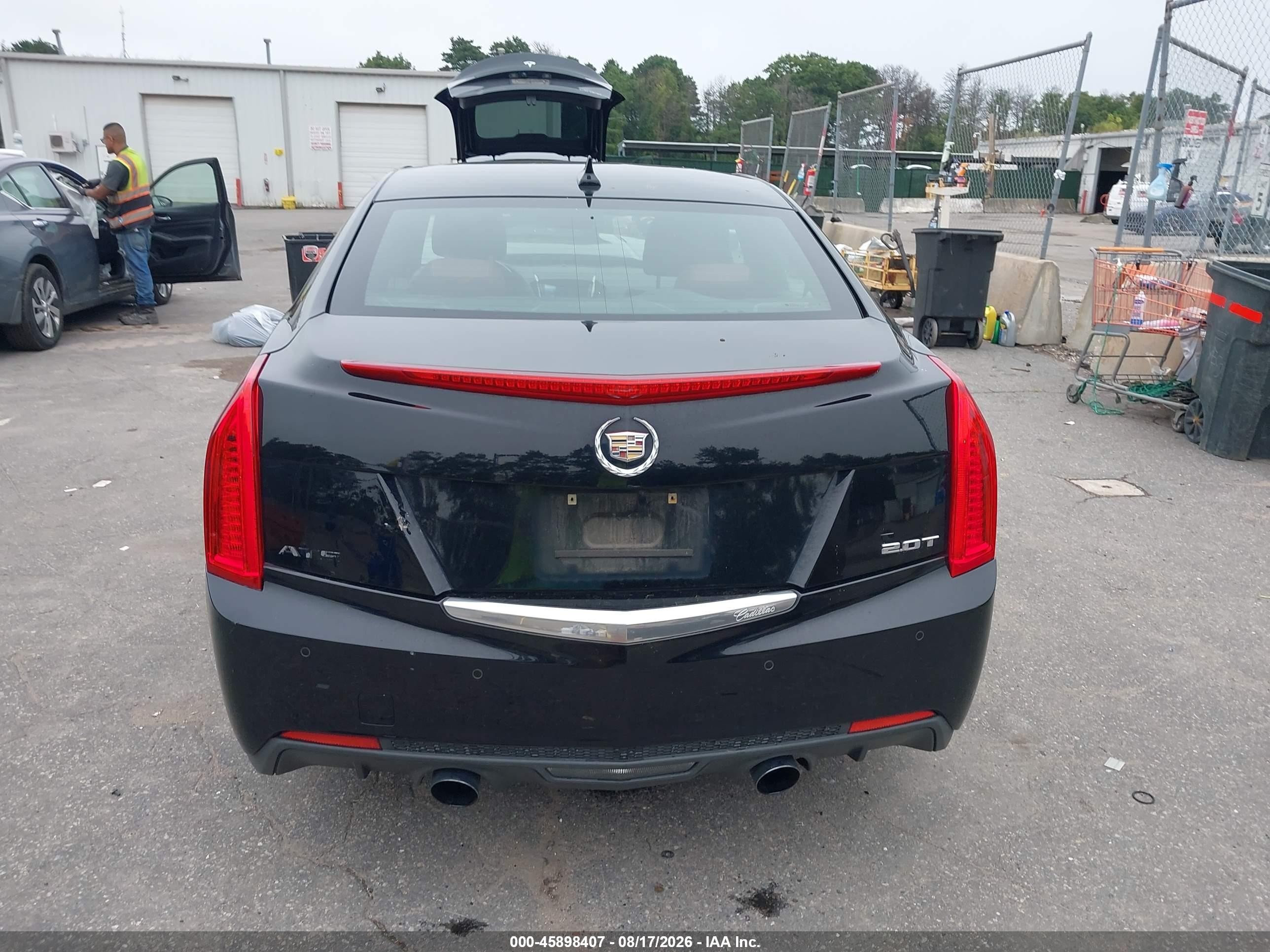 2013 Cadillac Ats Performance Black vin: 1G6AC5SX3D0178092