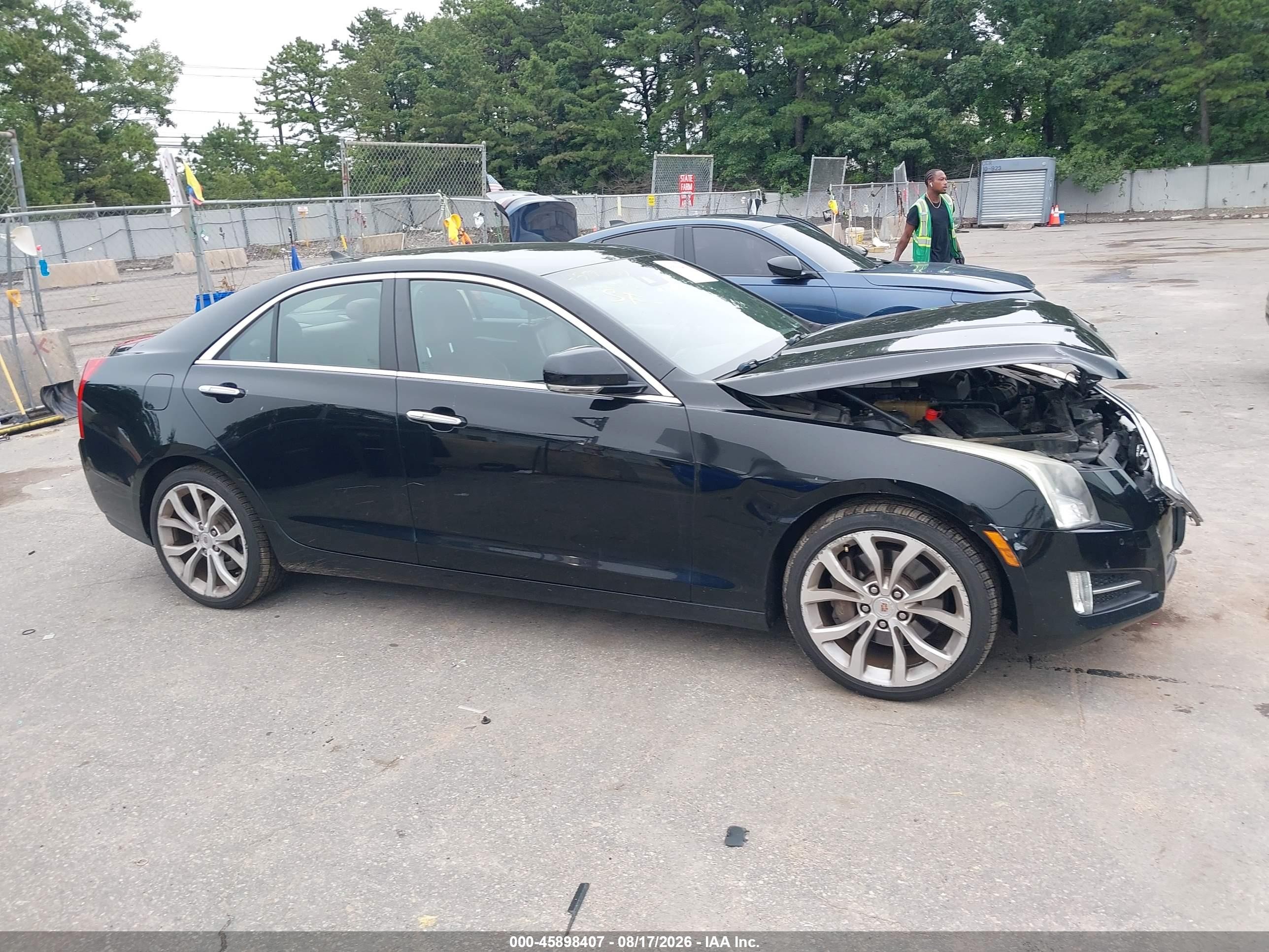 2013 Cadillac Ats Performance Black vin: 1G6AC5SX3D0178092