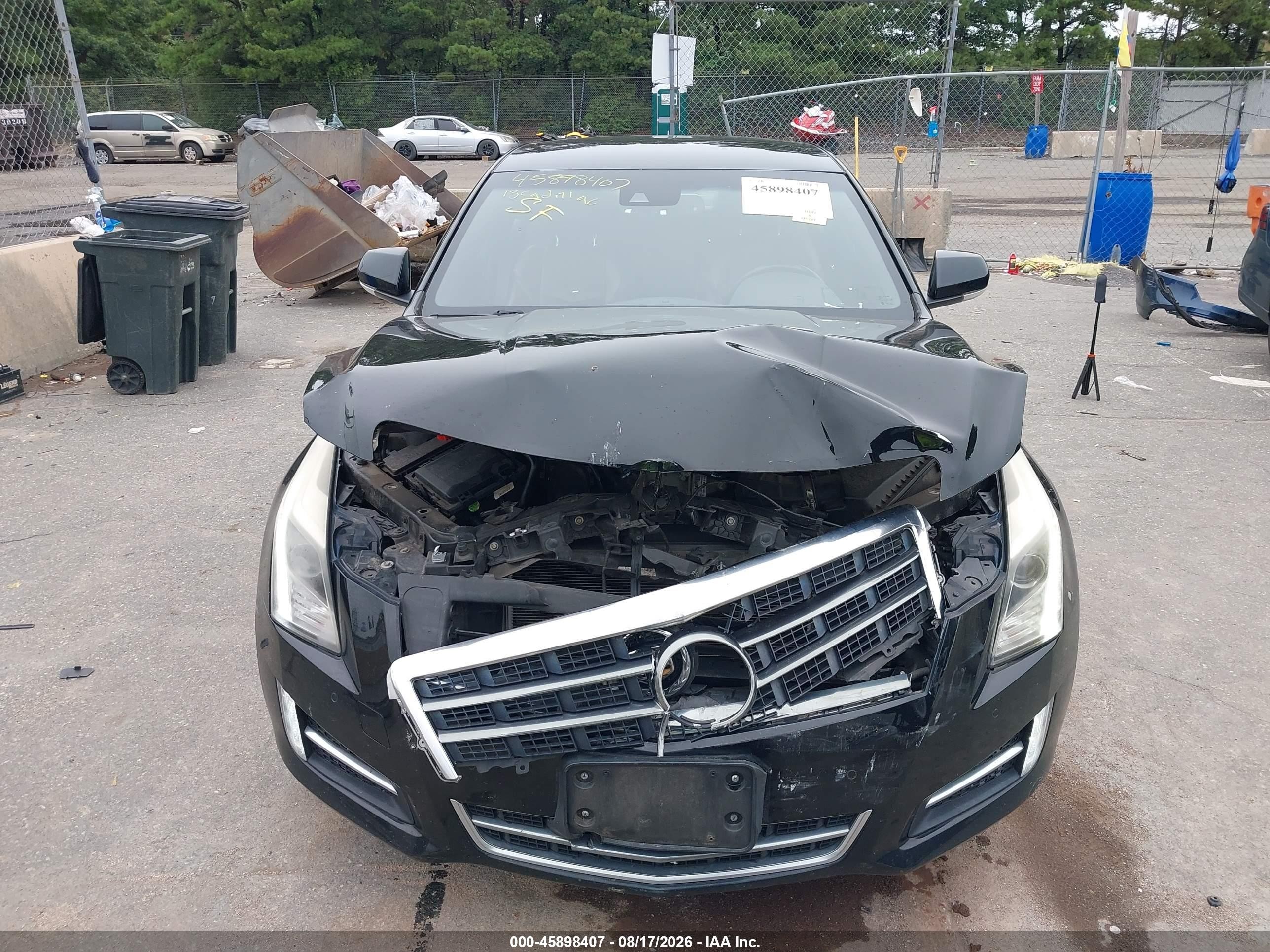 2013 Cadillac Ats Performance Black vin: 1G6AC5SX3D0178092