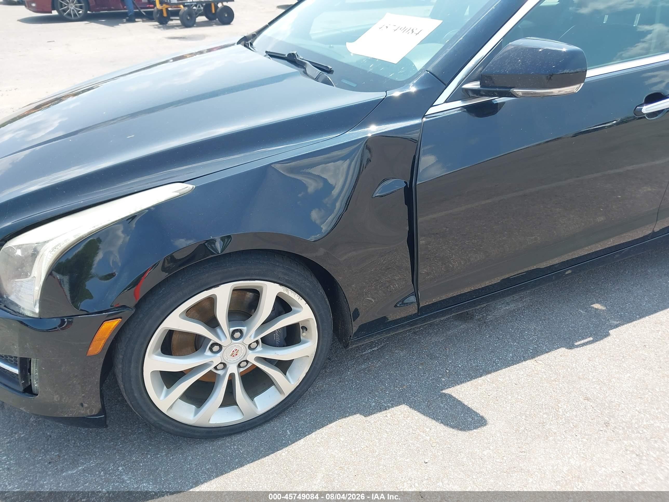 2014 Cadillac Ats Performance Black vin: 1G6AC5SX3E0163089