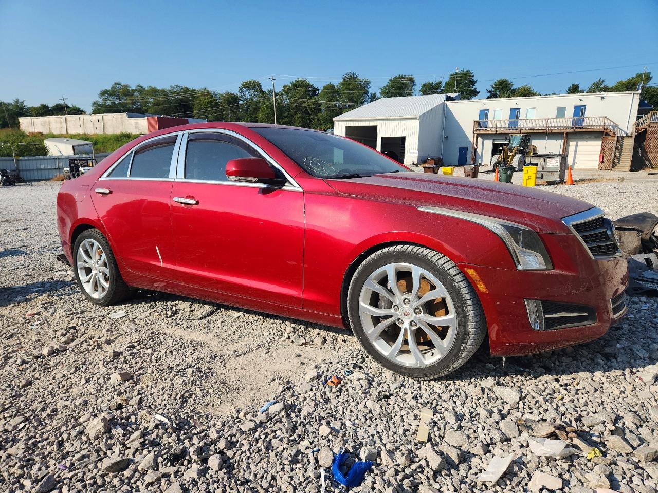 2013 Cadillac Ats Performance Burgundy vin: 1G6AC5SX4D0128317